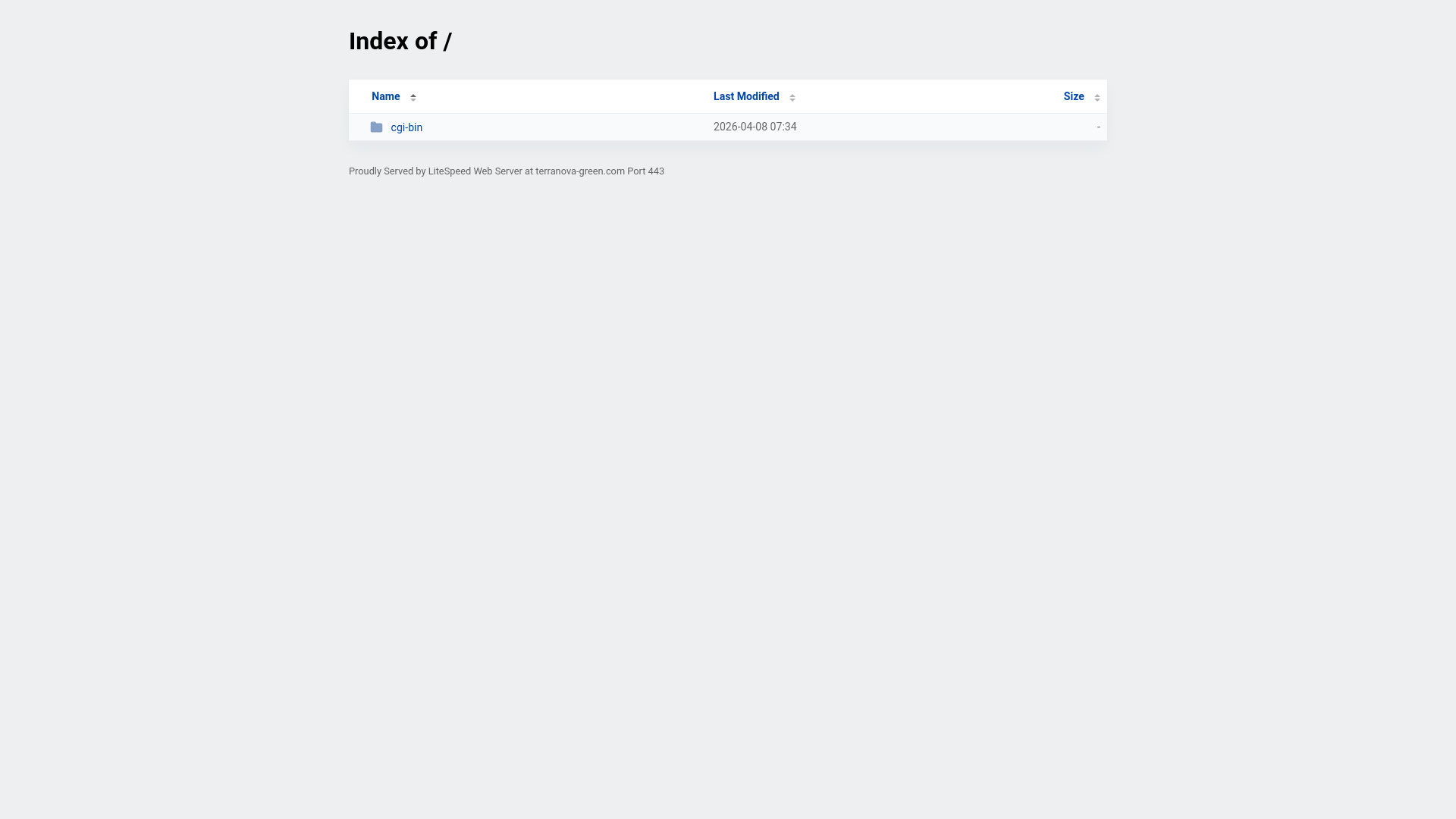 website screenshot of https://terranova-green.com/