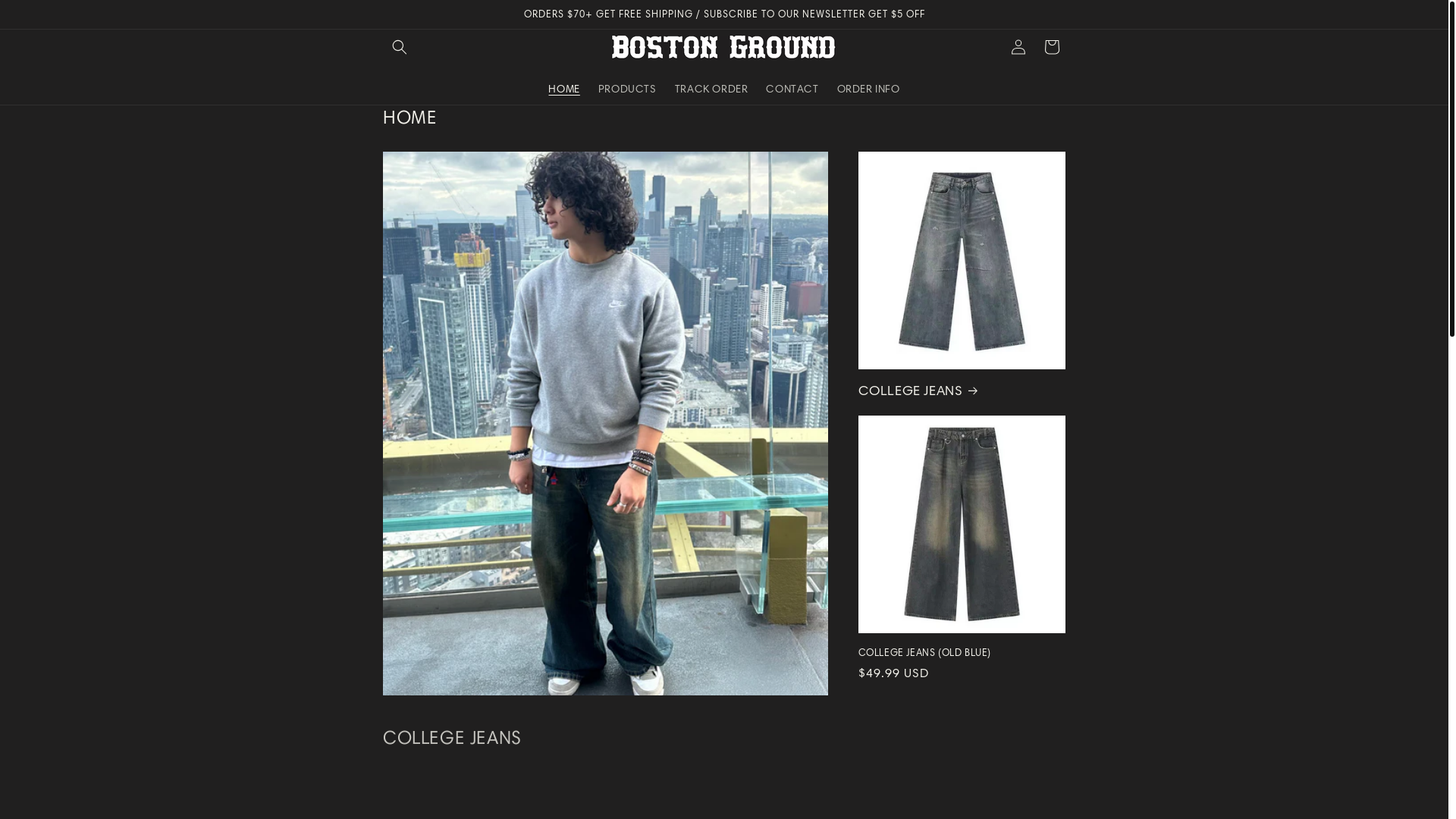 website screenshot of https://bostonground.com/