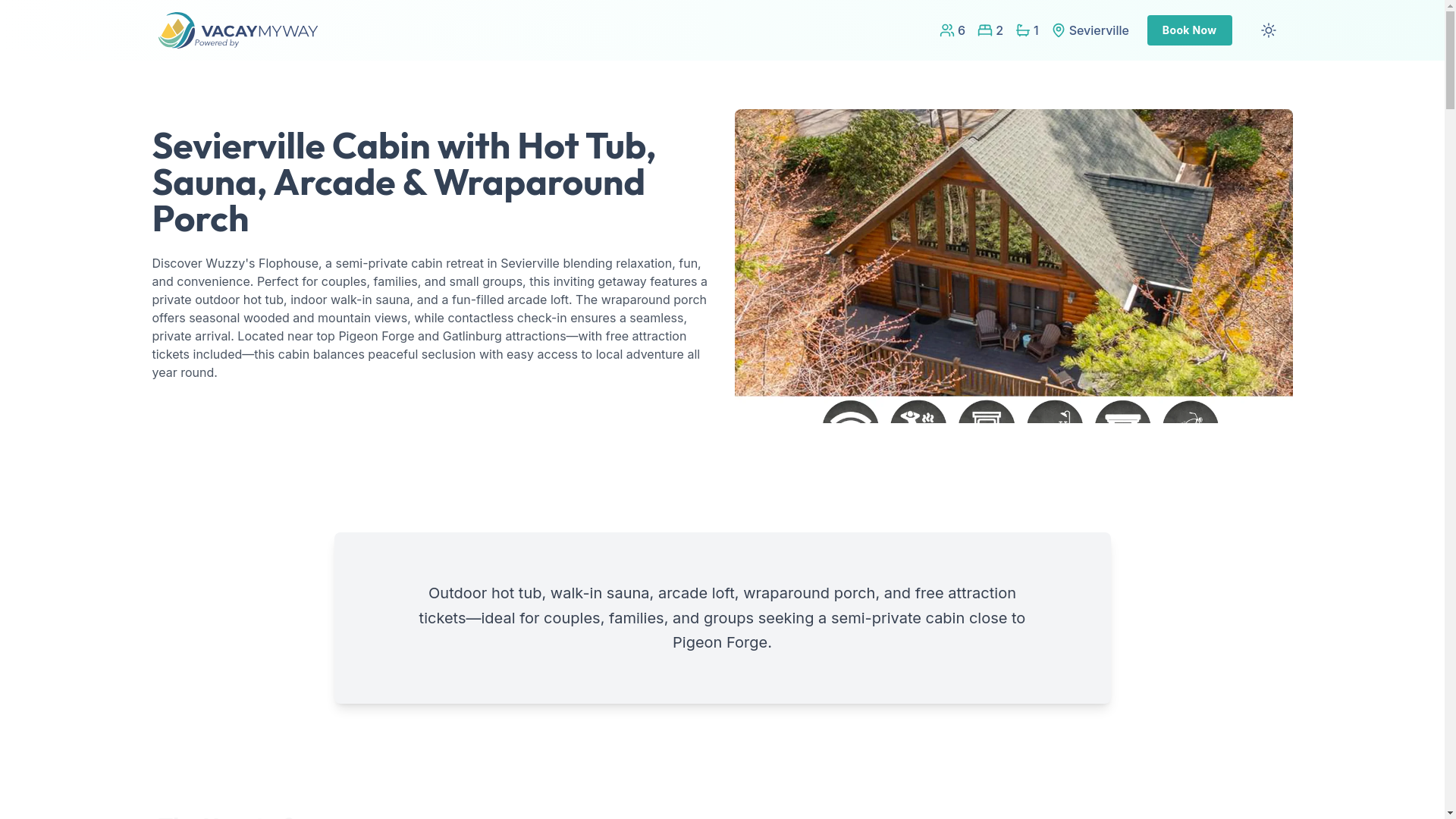 website screenshot of https://smokyhottub.house/