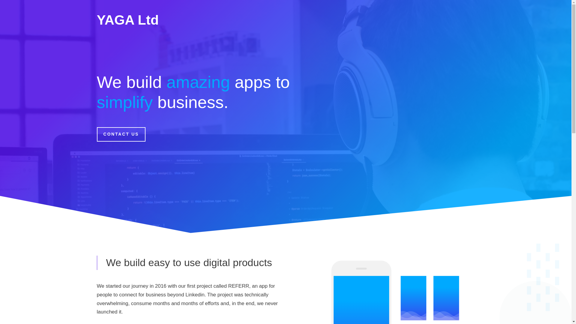 website screenshot of https://yagaltd.pages.dev/