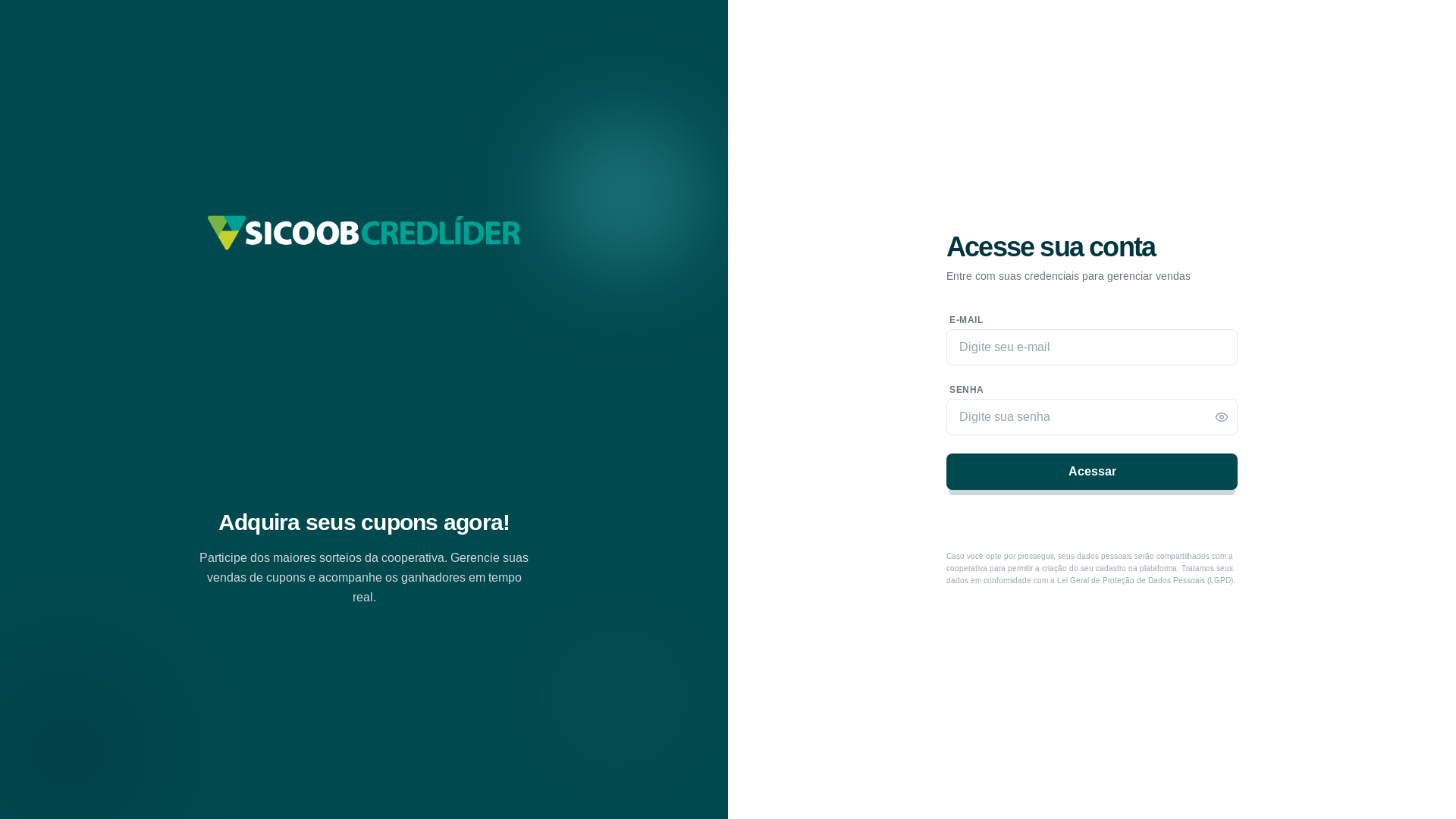 website screenshot of https://sicoobcredlidercupons.pages.dev/