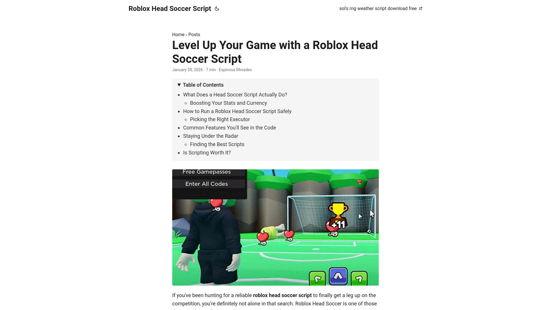 website screenshot of https://roblox-head-soccer-script.pages.dev/