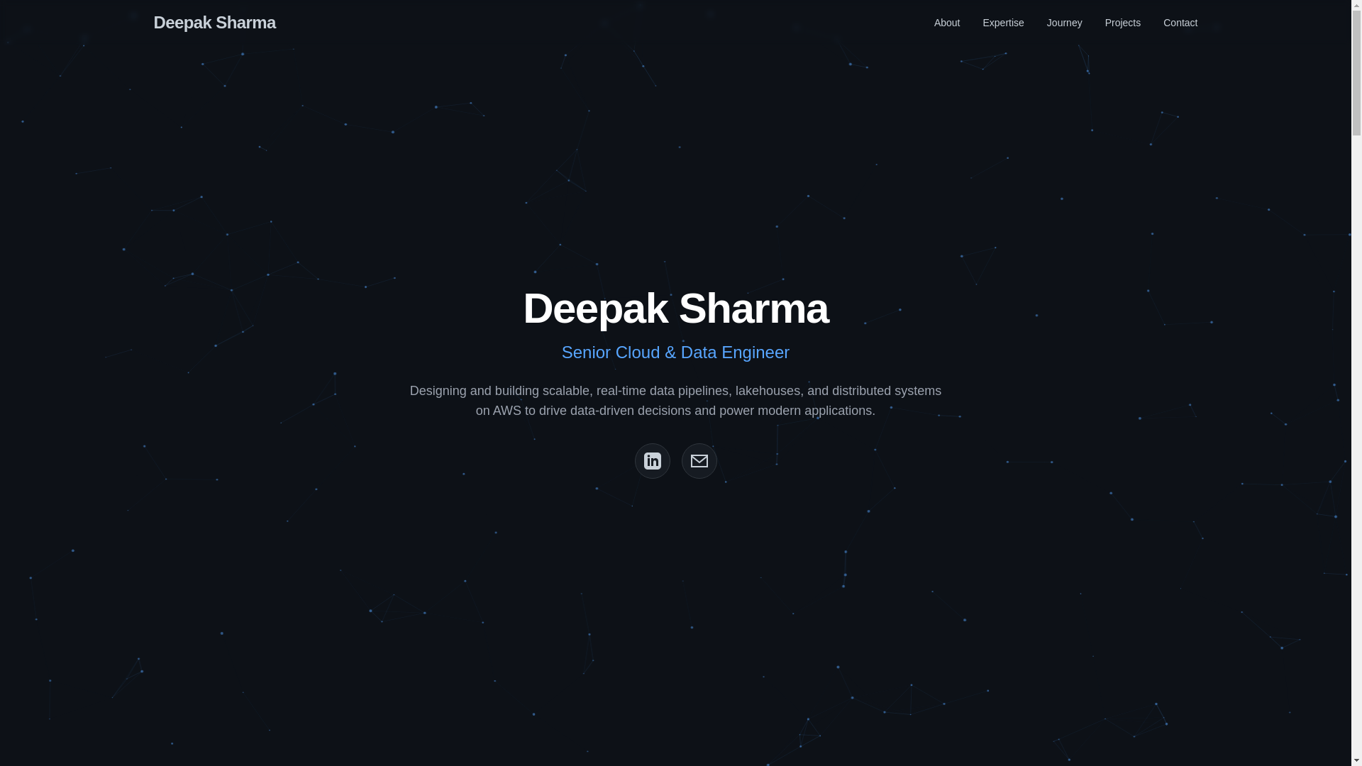 website screenshot of https://deepak-sharma-technical-portfolio.pages.dev/
