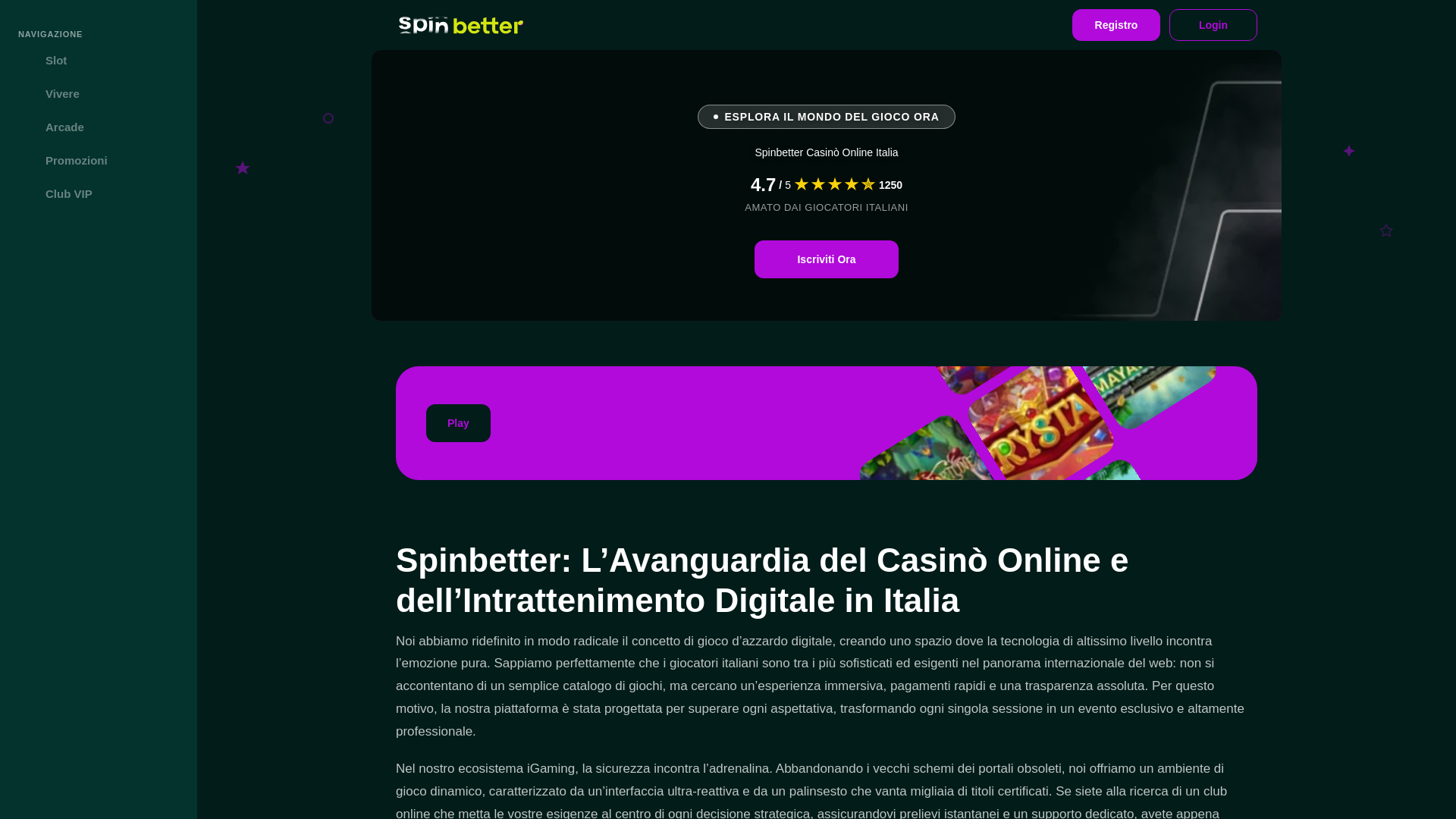 website screenshot of https://casinospinbetter-it.pages.dev/