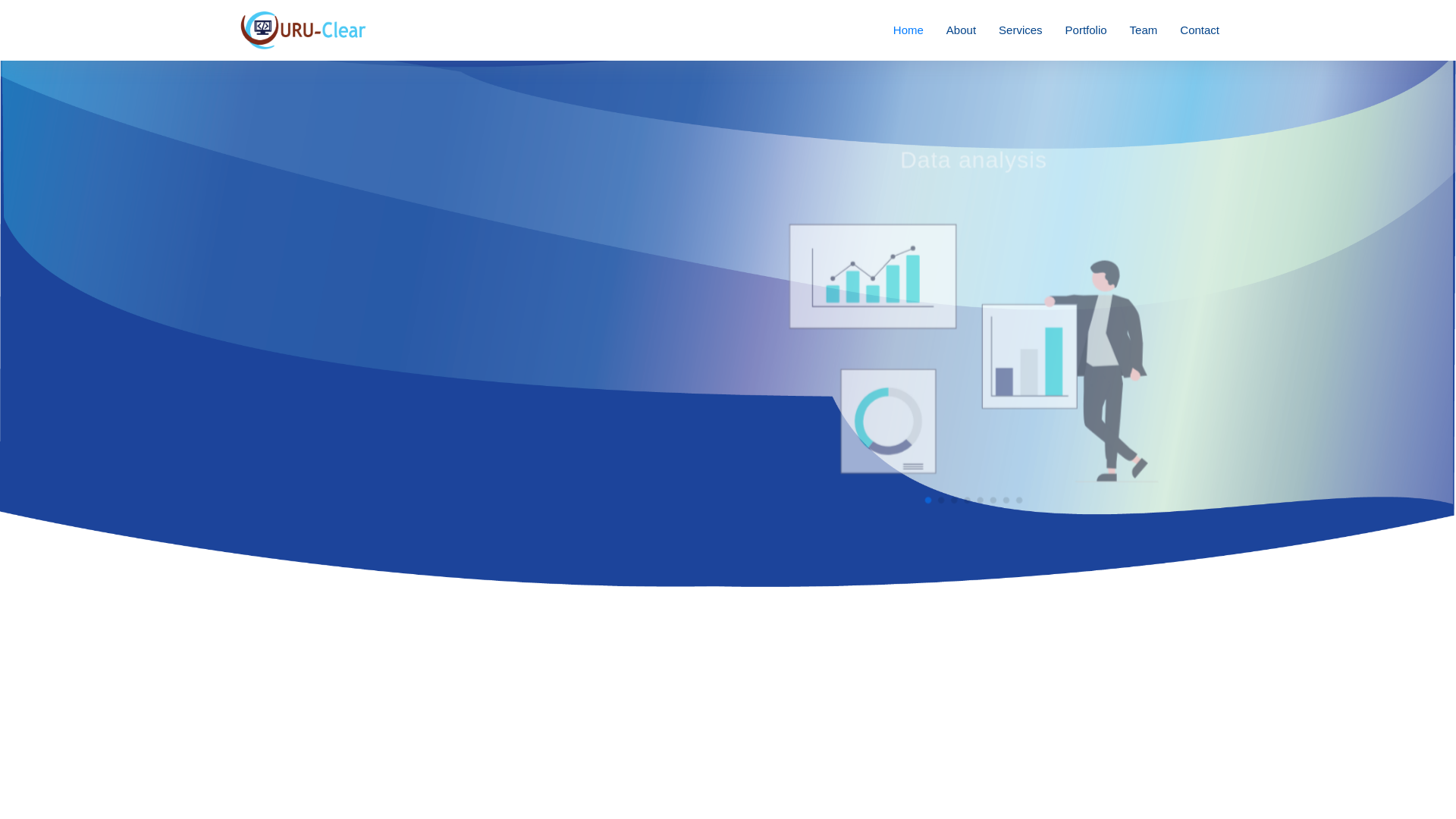 website screenshot of https://uruclear.com/