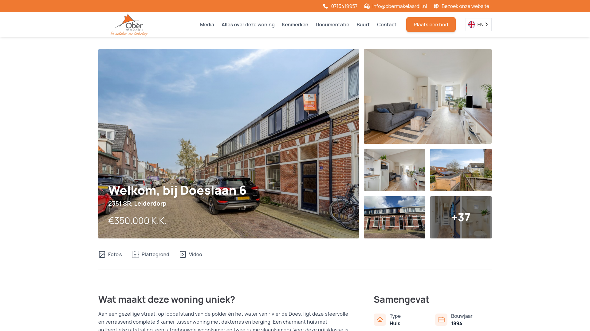website screenshot of https://doeslaan6.nl