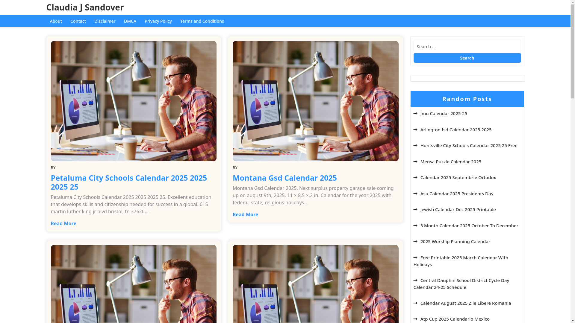 website screenshot of https://claudiajsandover.pages.dev/