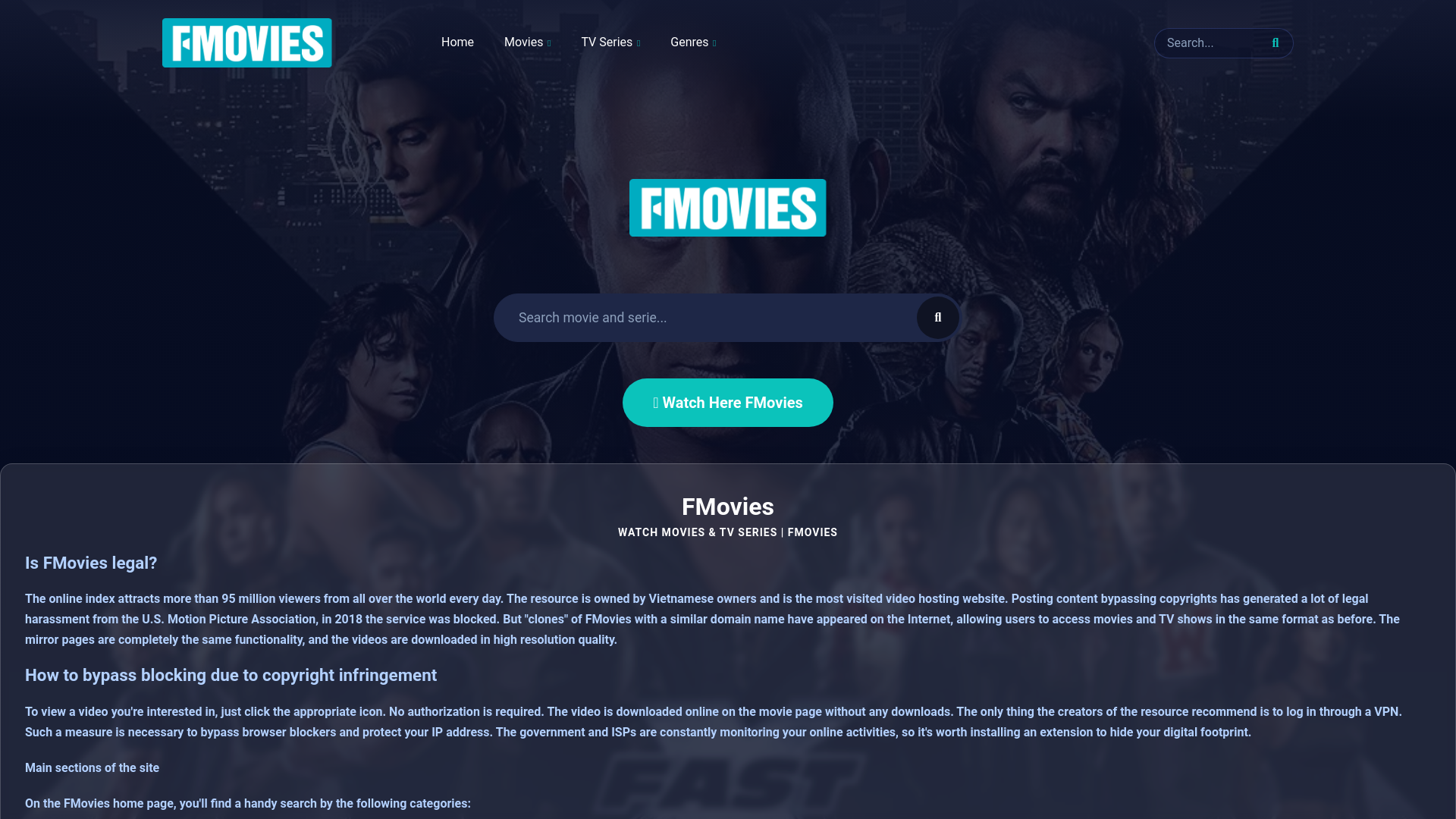 website screenshot of https://besthdmoviespoint.com/