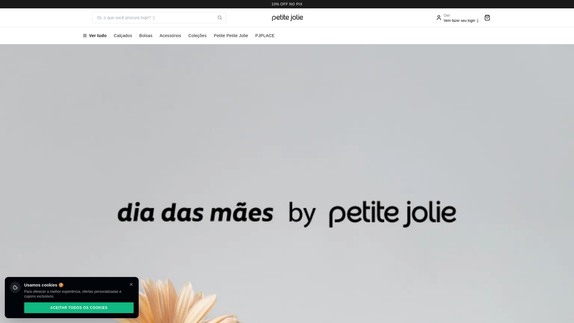 website screenshot of https://petitejolieoficial.store/