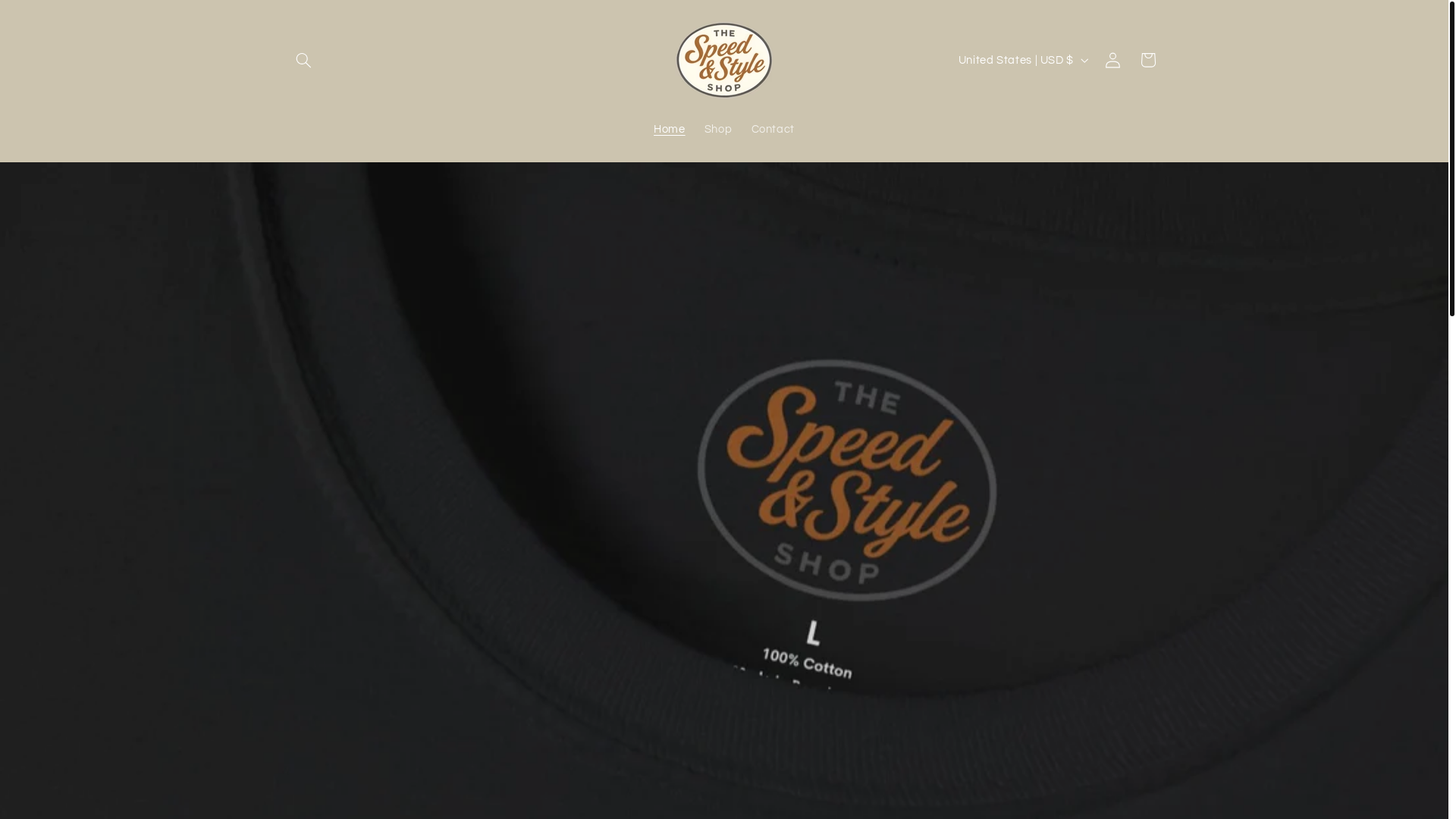 website screenshot of https://thespeedandstyleshop.com/