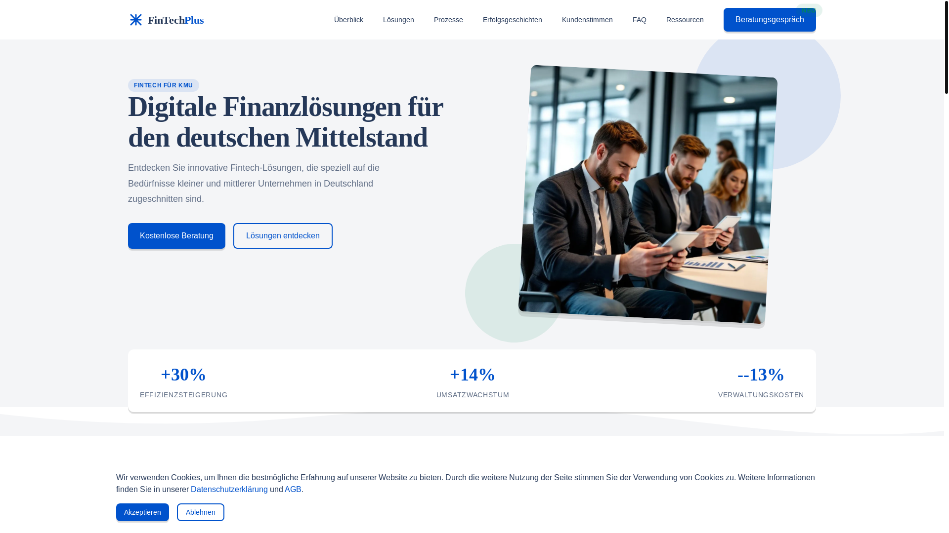 website screenshot of https://fintechplus-de.com/