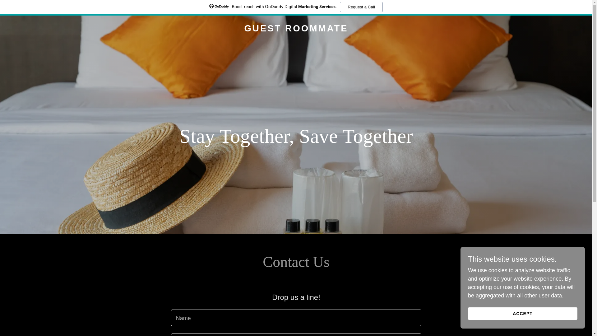 website screenshot of https://guestroommate.com/