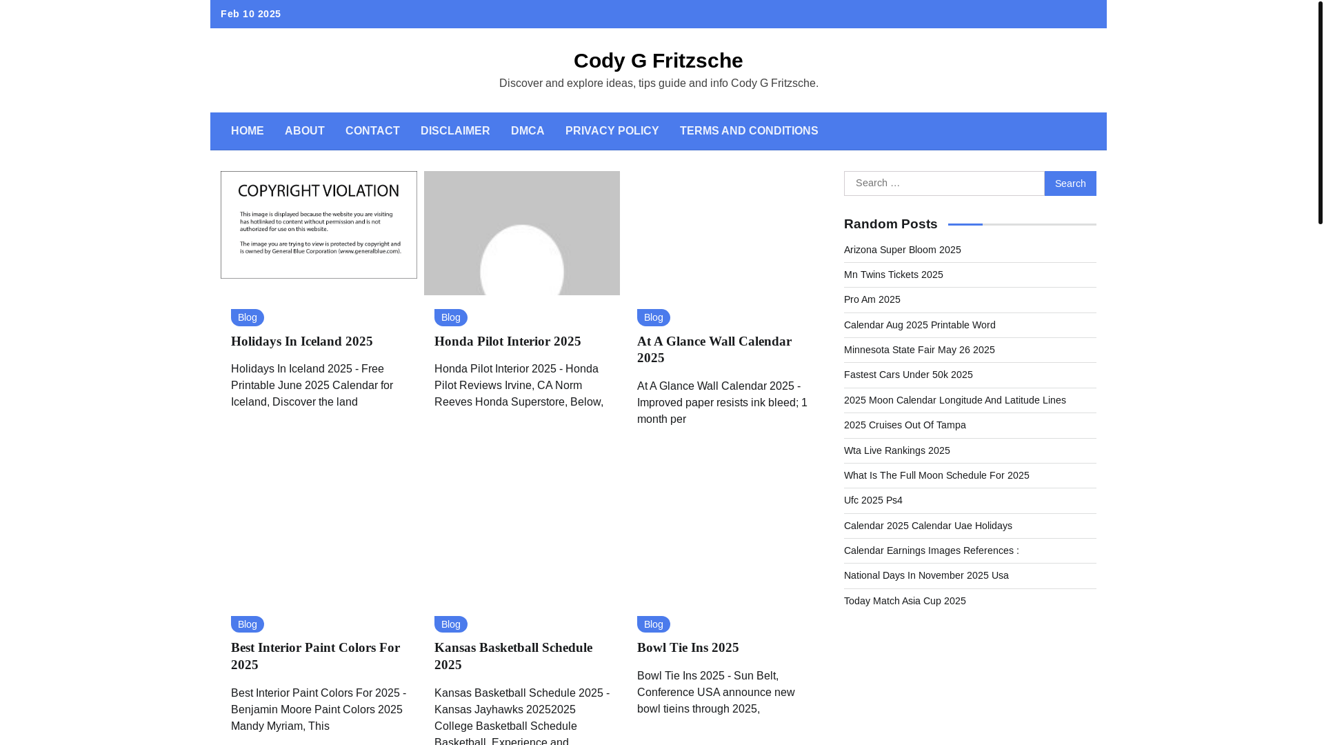 website screenshot of https://codygfritzsche.pages.dev/