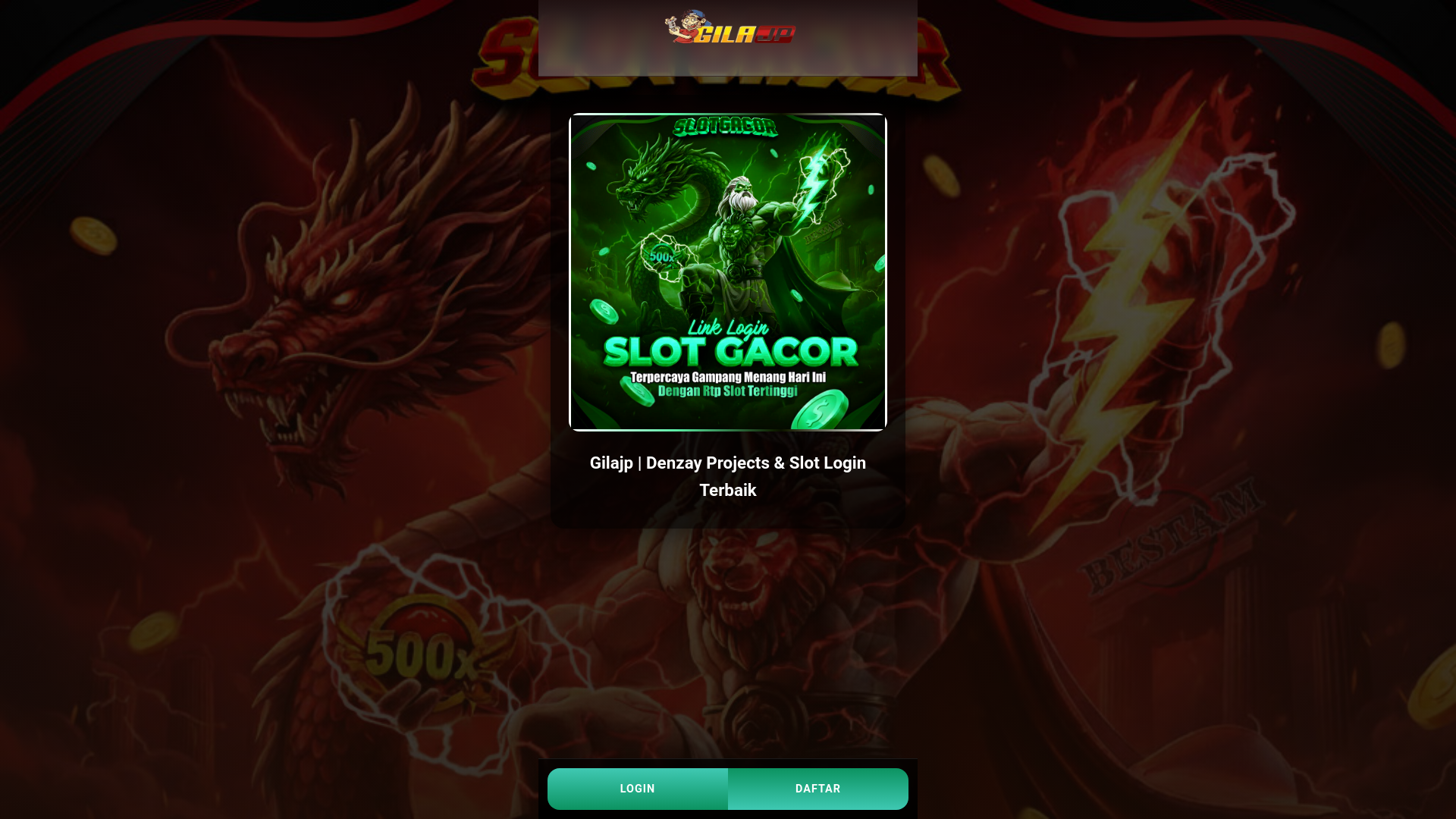 website screenshot of https://denzaygila-projekjp.pages.dev/