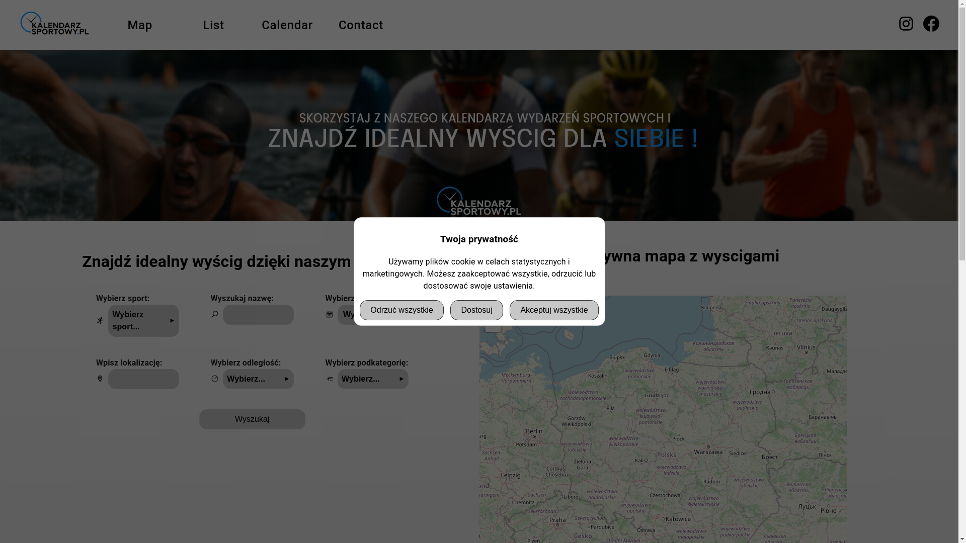 website screenshot of https://kalendarzsportowy-frontend-nextjs.pages.dev/