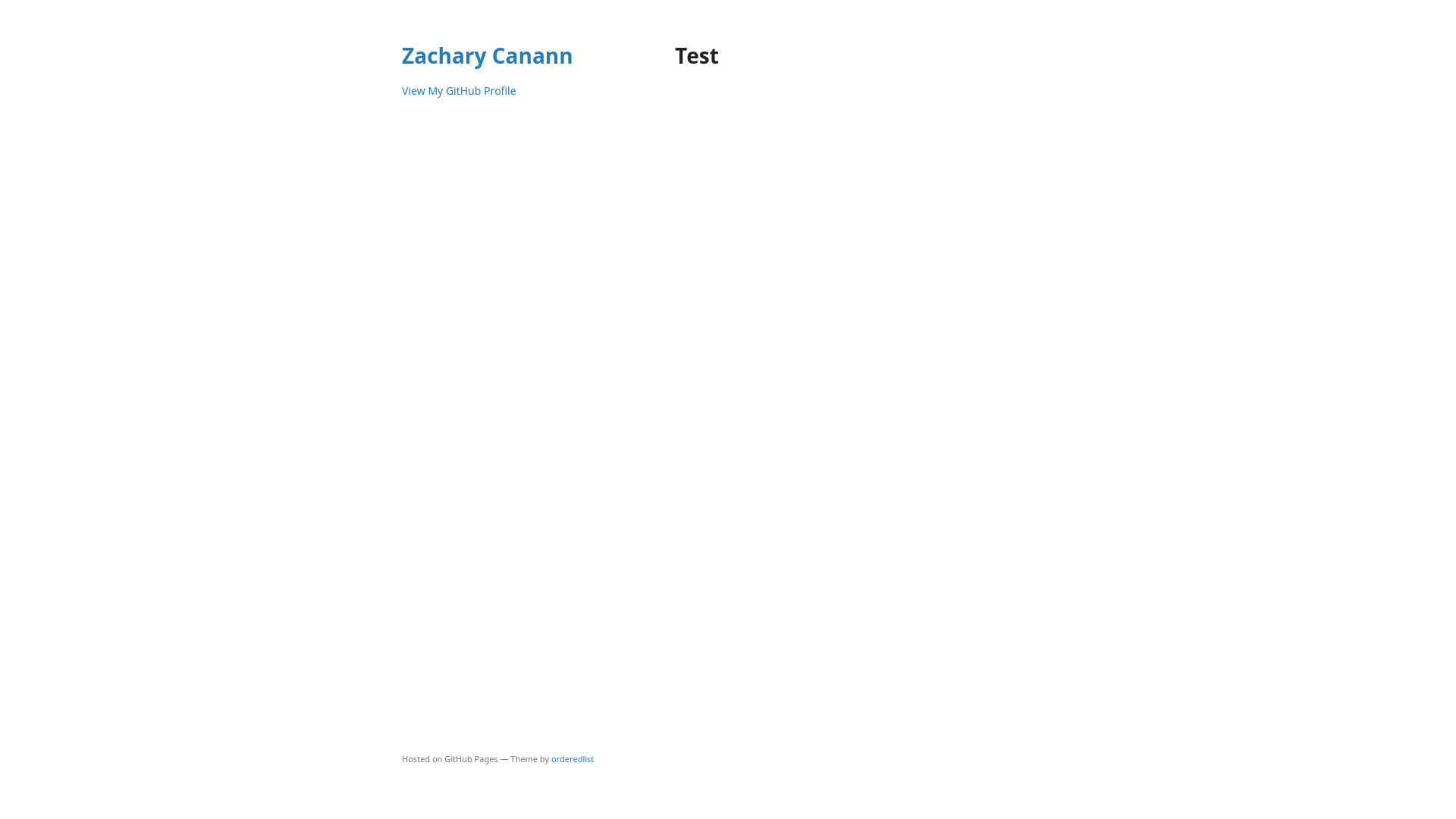 website screenshot of https://zcanann.com/