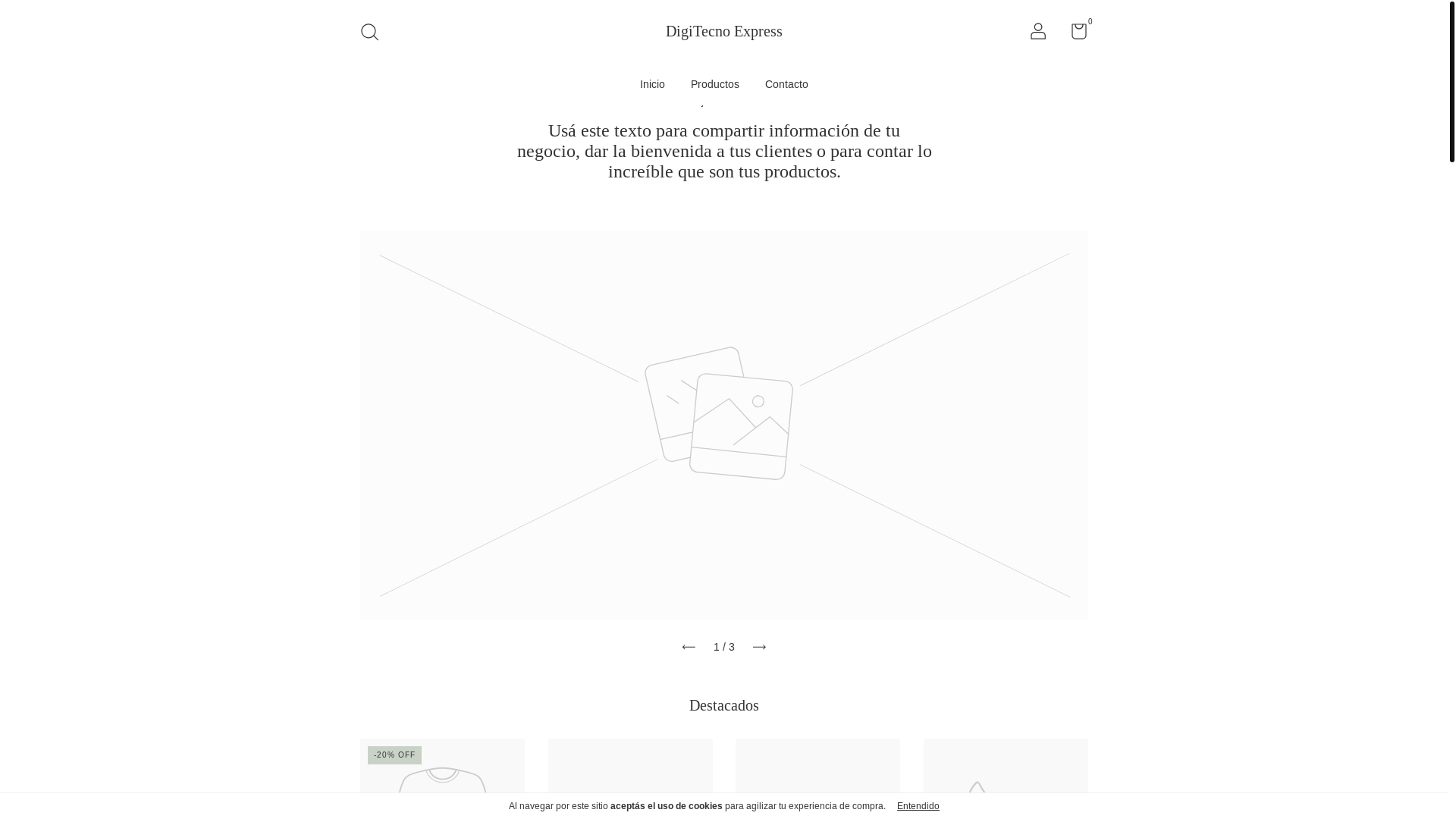 website screenshot of https://digitecnoexpress.com.ar/