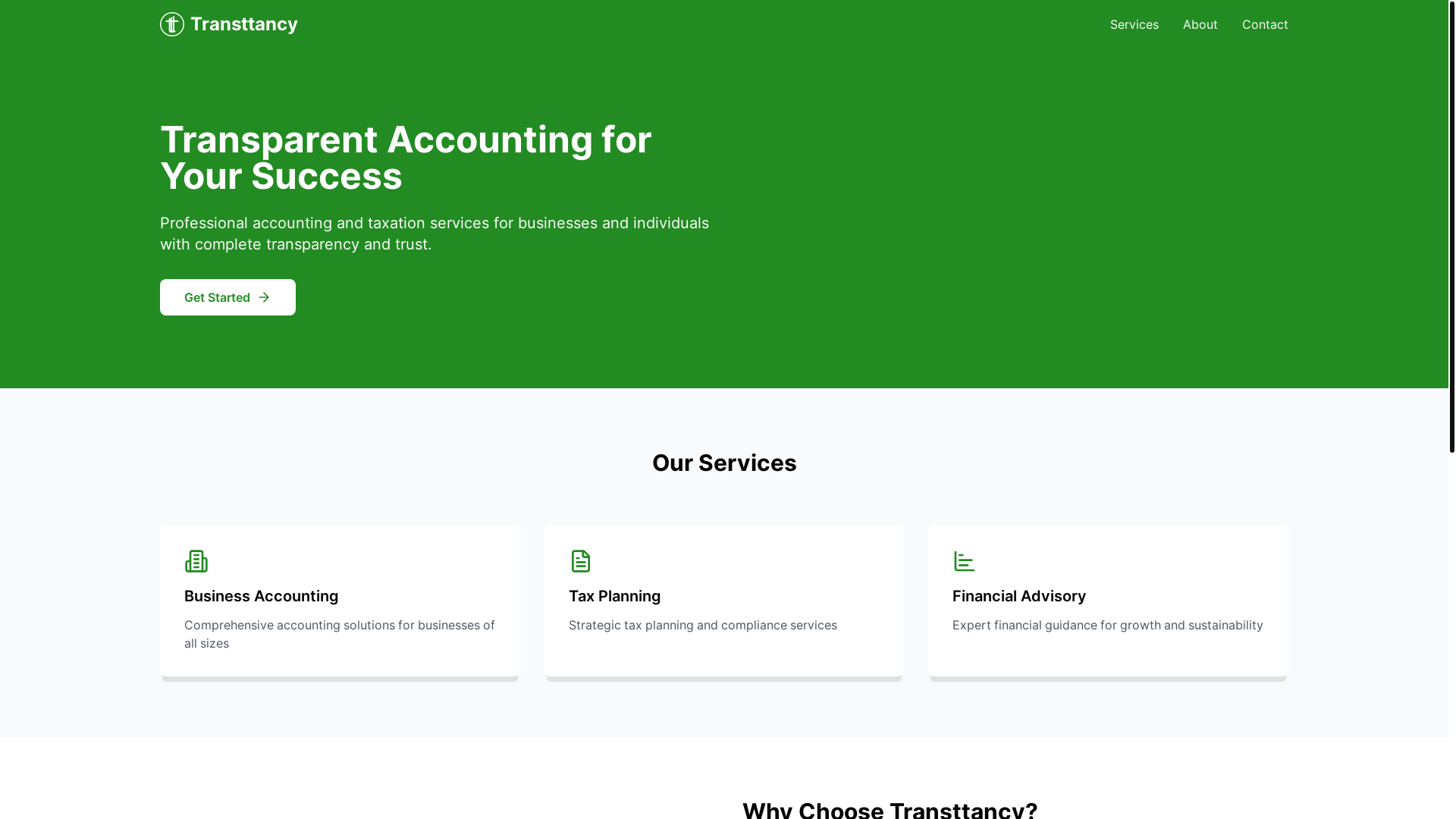 website screenshot of https://transttancy-website-beta.pages.dev/