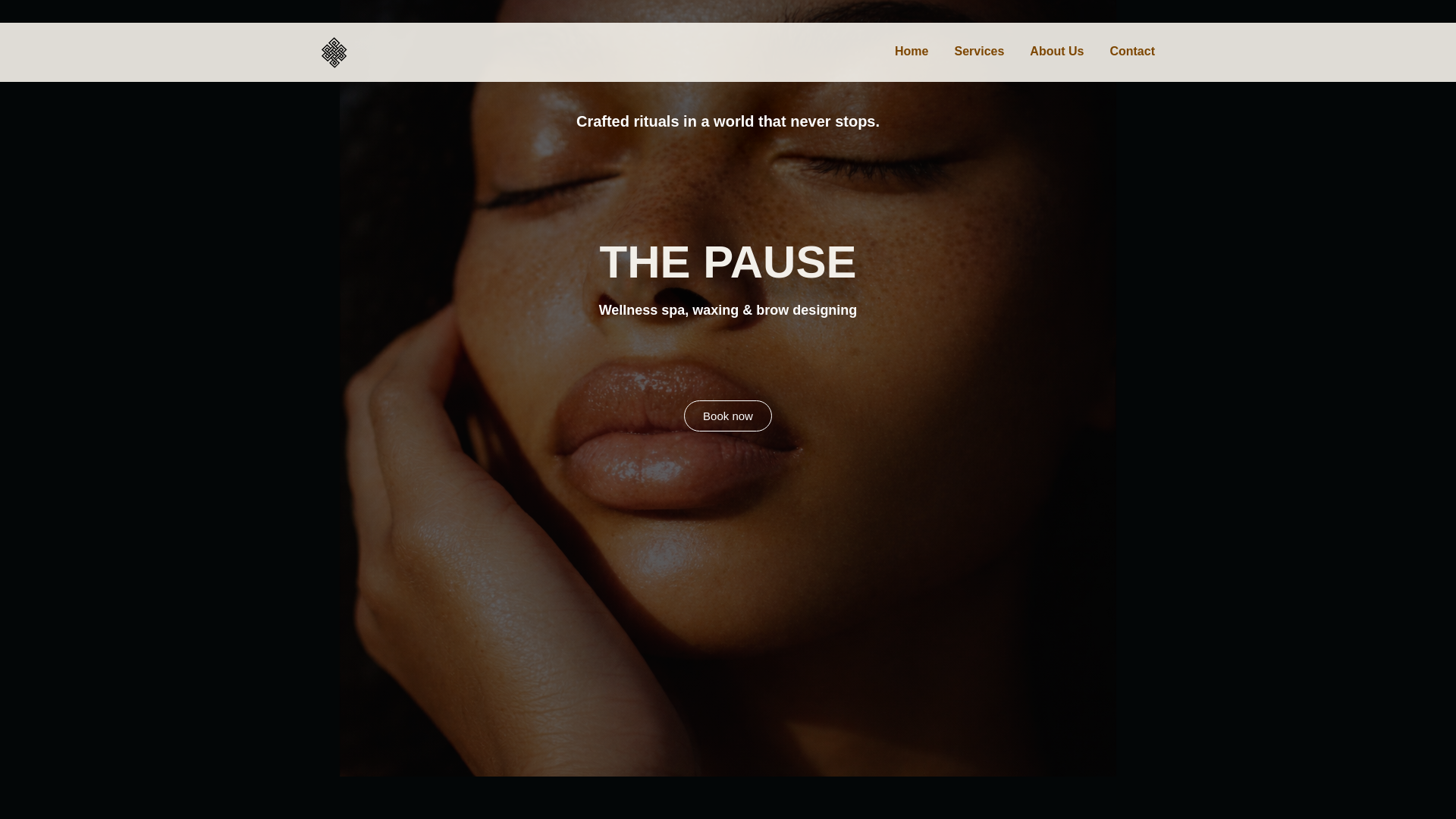 website screenshot of https://thepausenl.com/