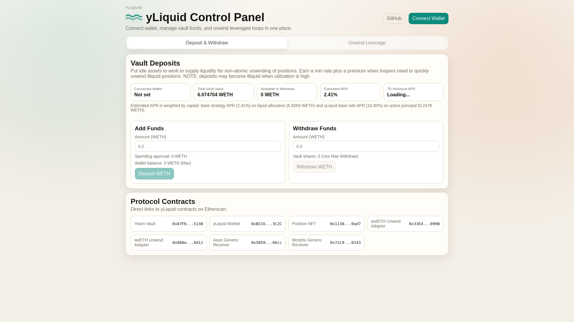 website screenshot of https://yliquid.info/