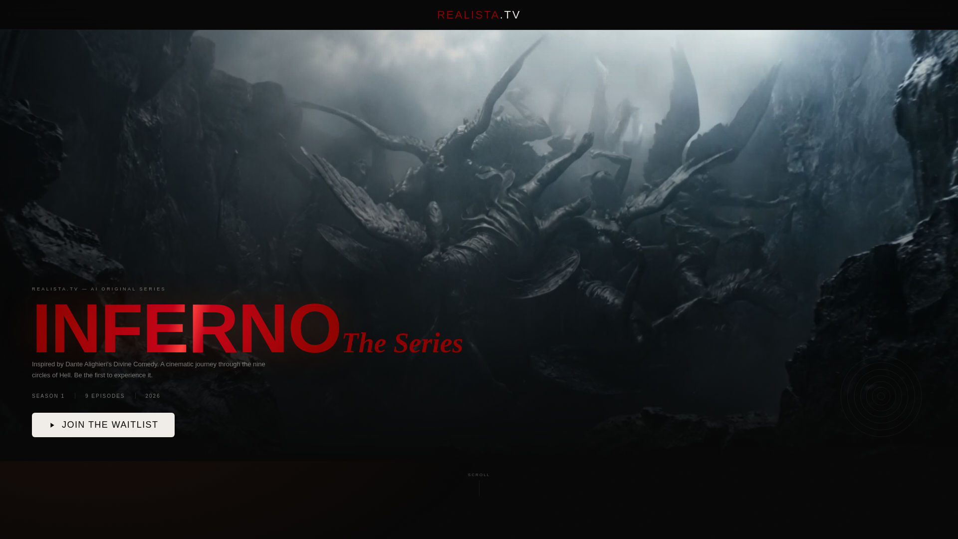 website screenshot of https://realista.tv/