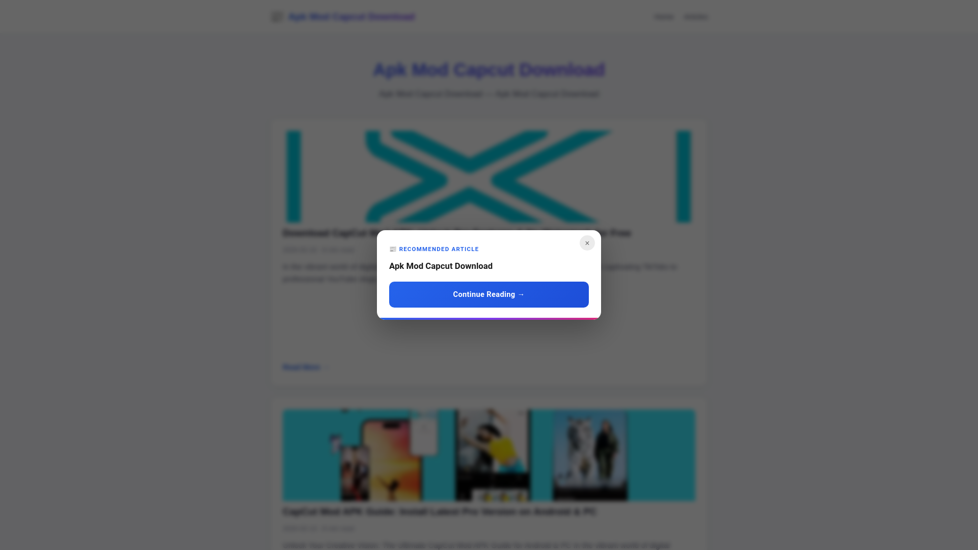 website screenshot of https://apk-mod-capcut-download.pages.dev/