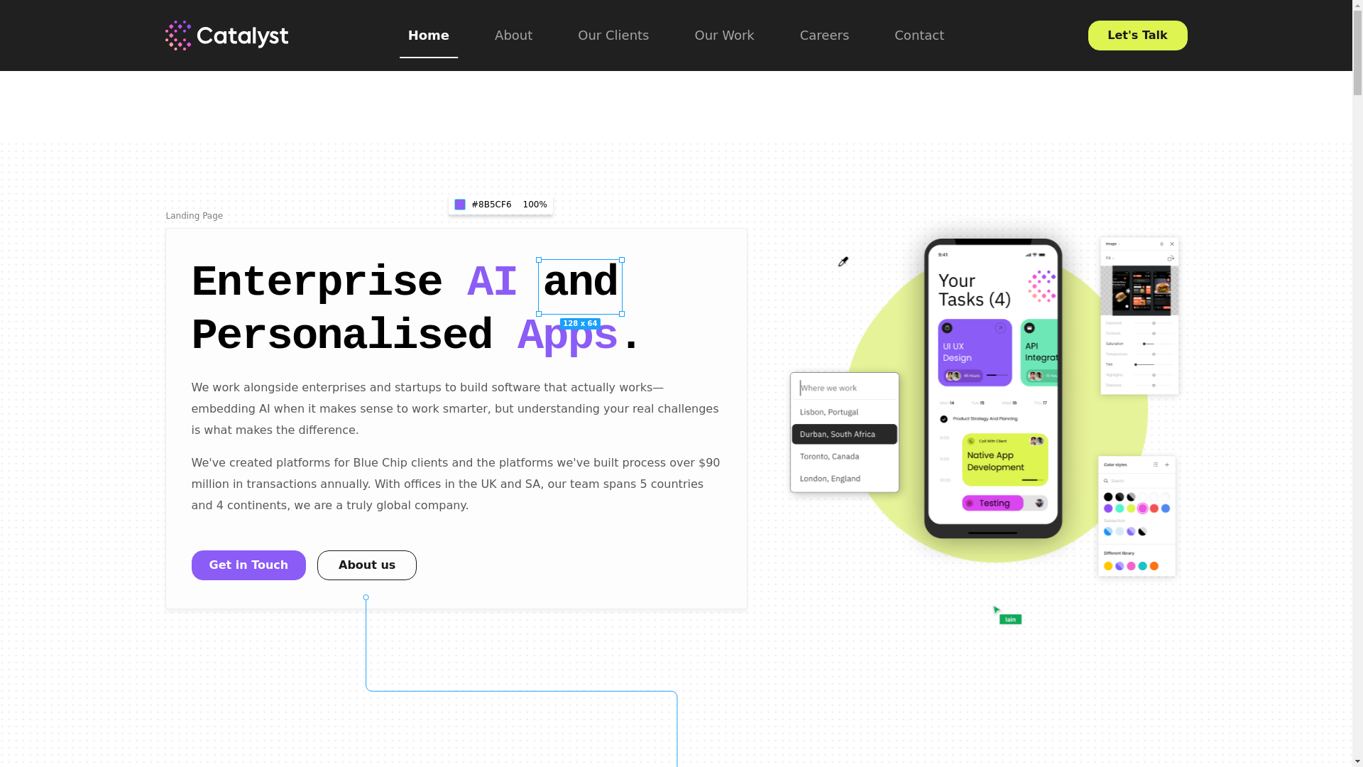 website screenshot of https://catalystsoftware.pages.dev/