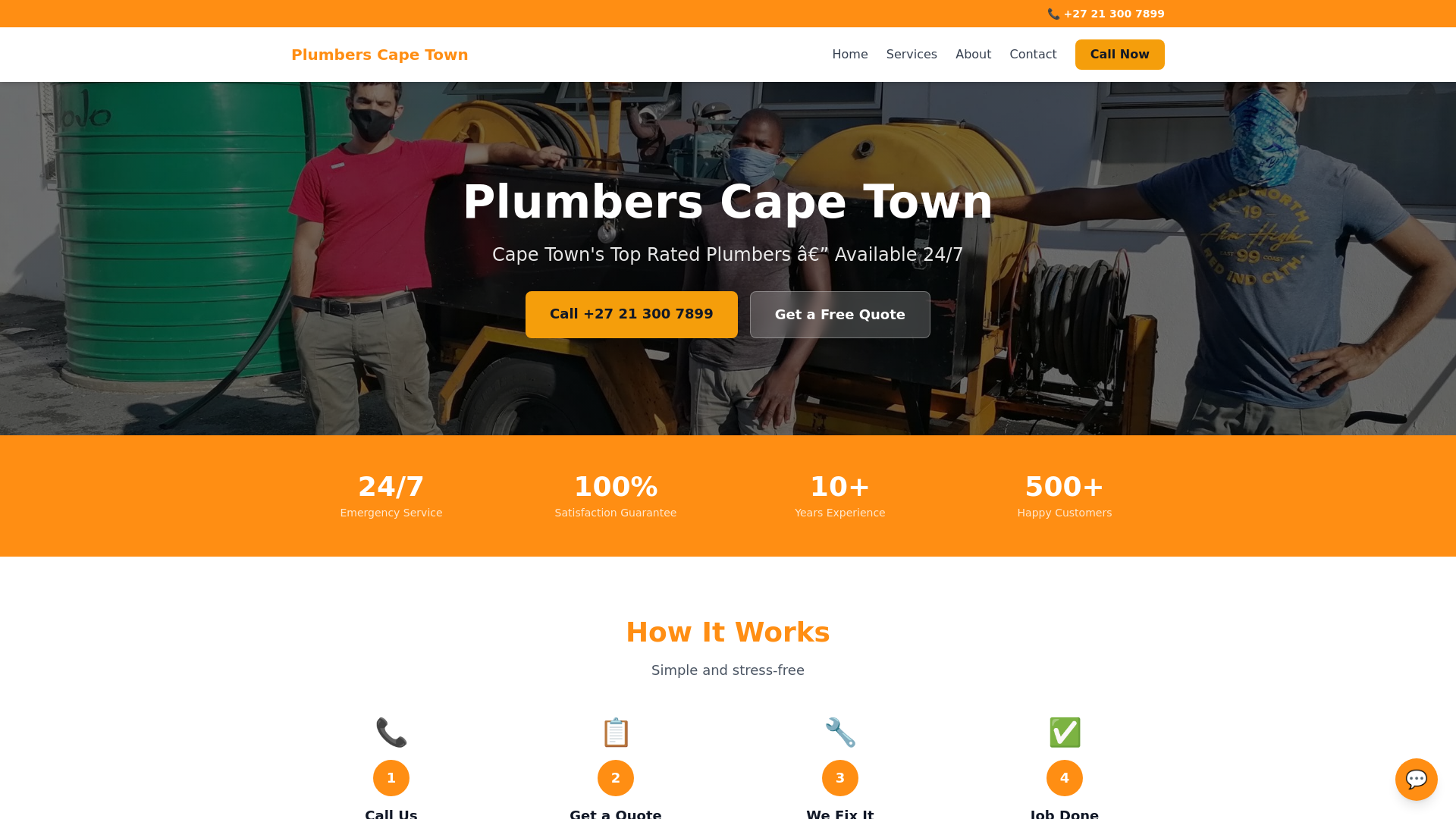website screenshot of https://autosite-plumbers-capetown-com.pages.dev/