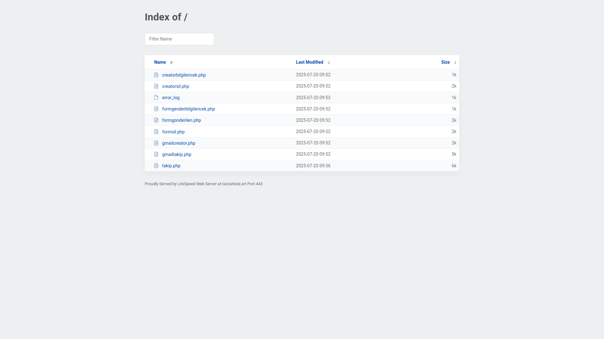 website screenshot of https://tacsizkiral.art/