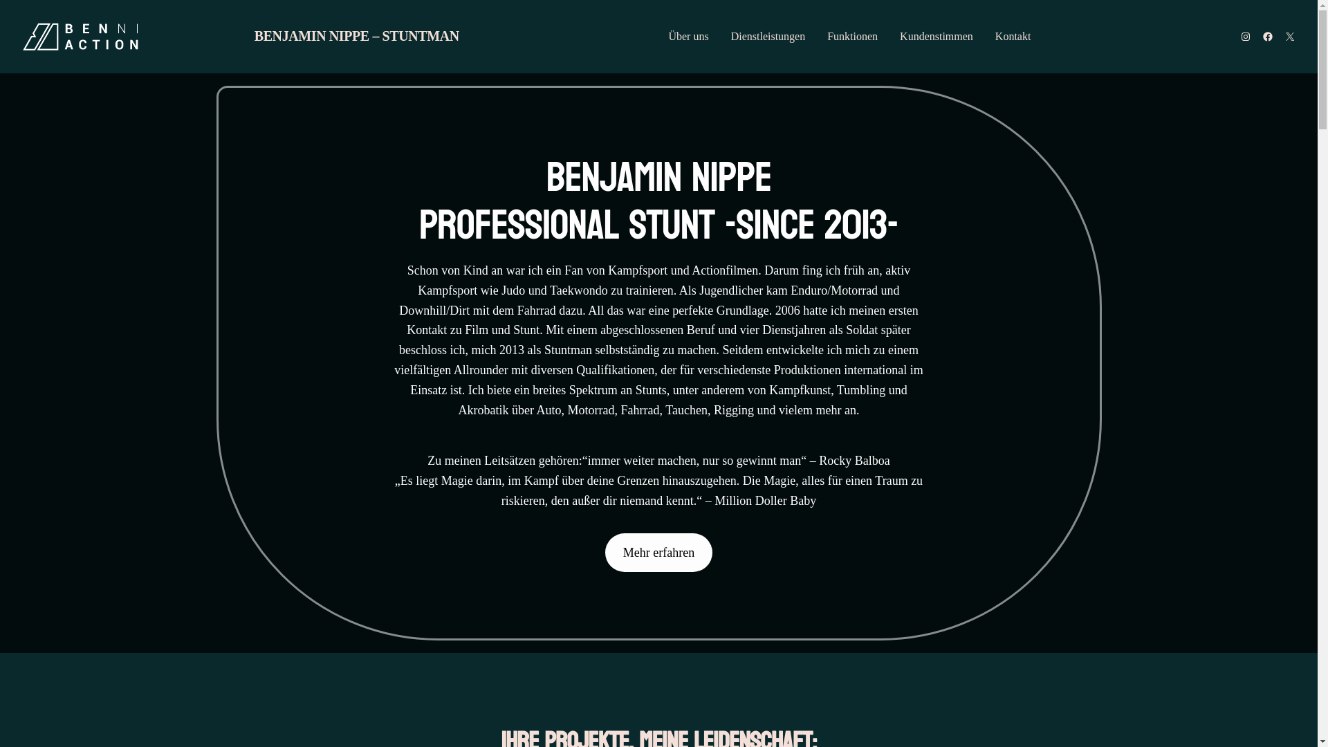website screenshot of https://benjamin-nippe.com/