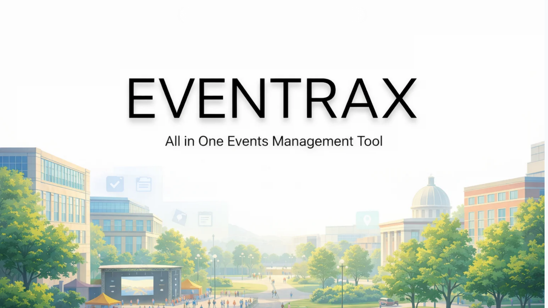 website screenshot of https://eventrax.pages.dev/