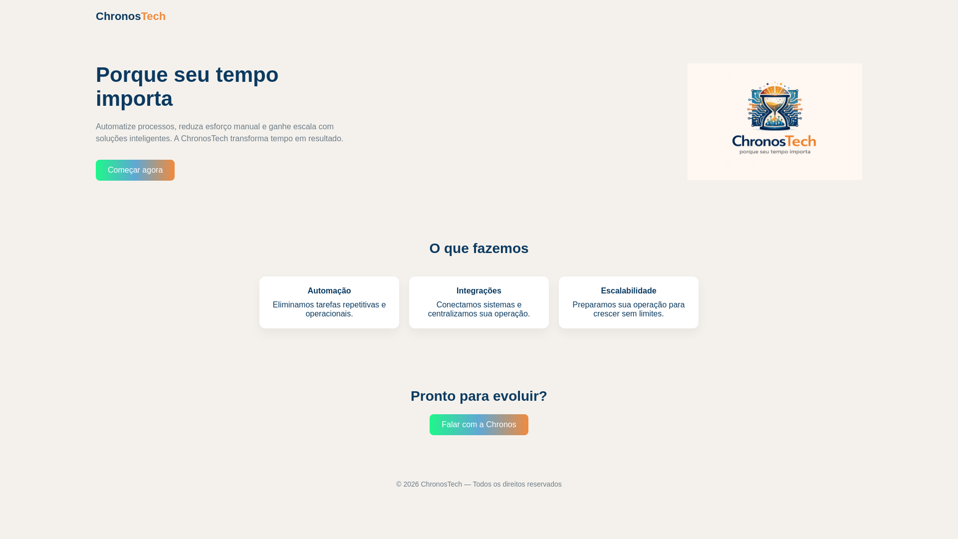 website screenshot of https://chronostech.pages.dev/