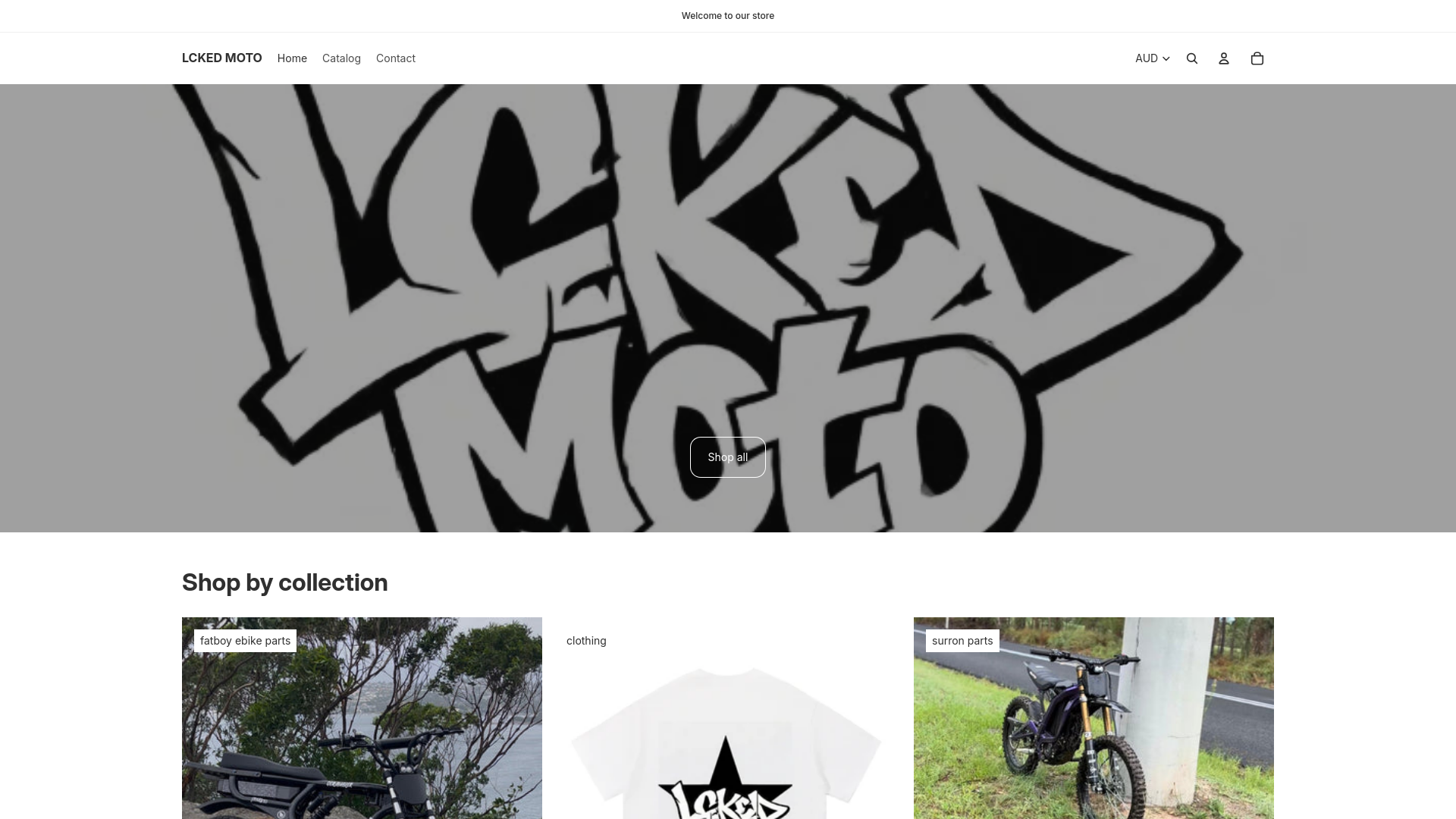website screenshot of https://lckedmoto.com/