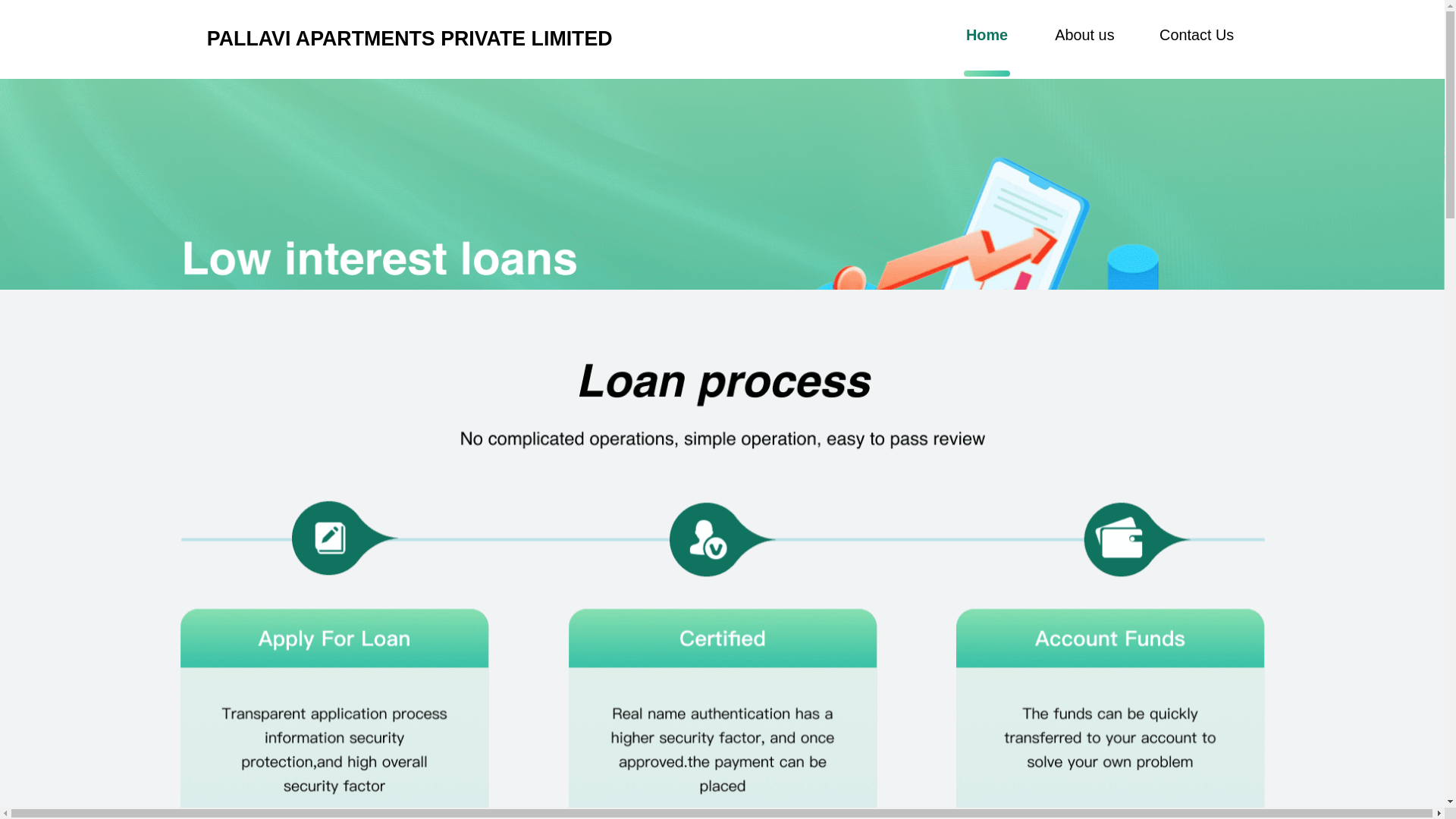 website screenshot of https://pallavi-apartments.com/
