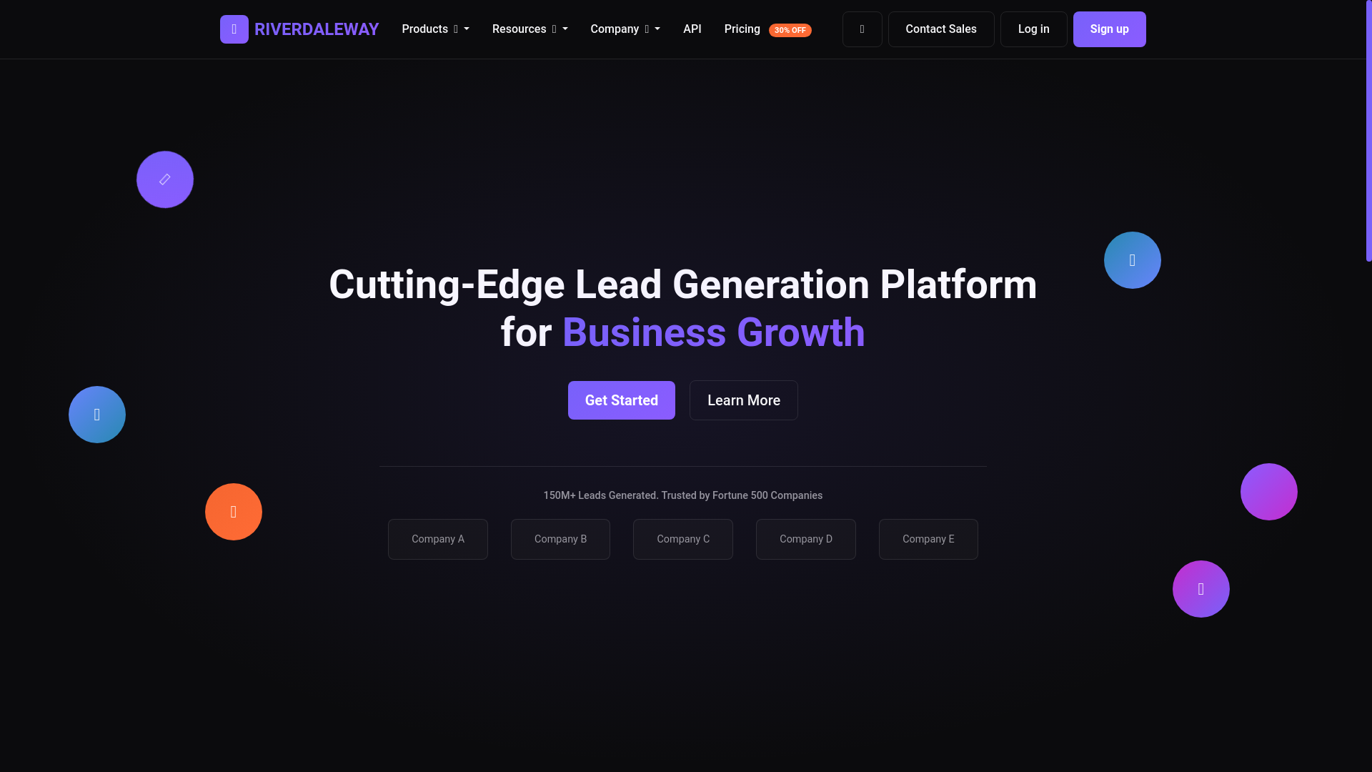 website screenshot of https://riverdaleway.pages.dev/