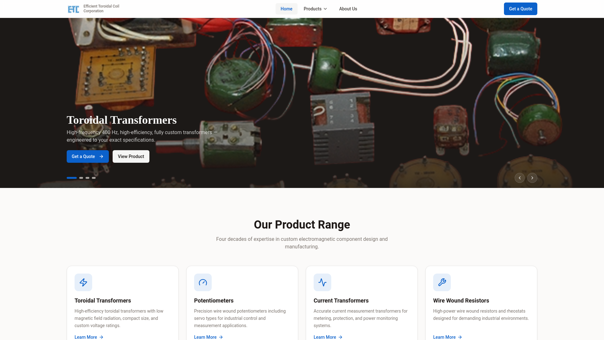 website screenshot of https://etcc-website-nextjs.pages.dev/