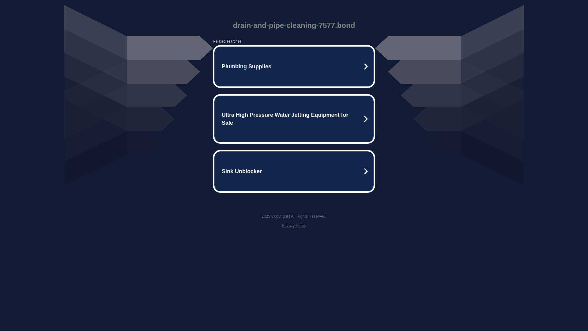 website screenshot of https://drain-and-pipe-cleaning-7577.bond/