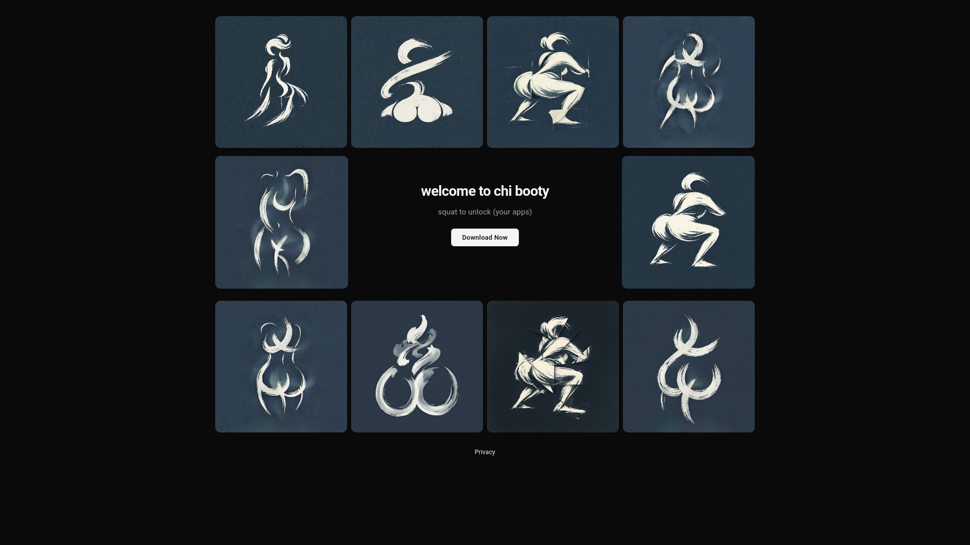 website screenshot of https://getchibooty.com/