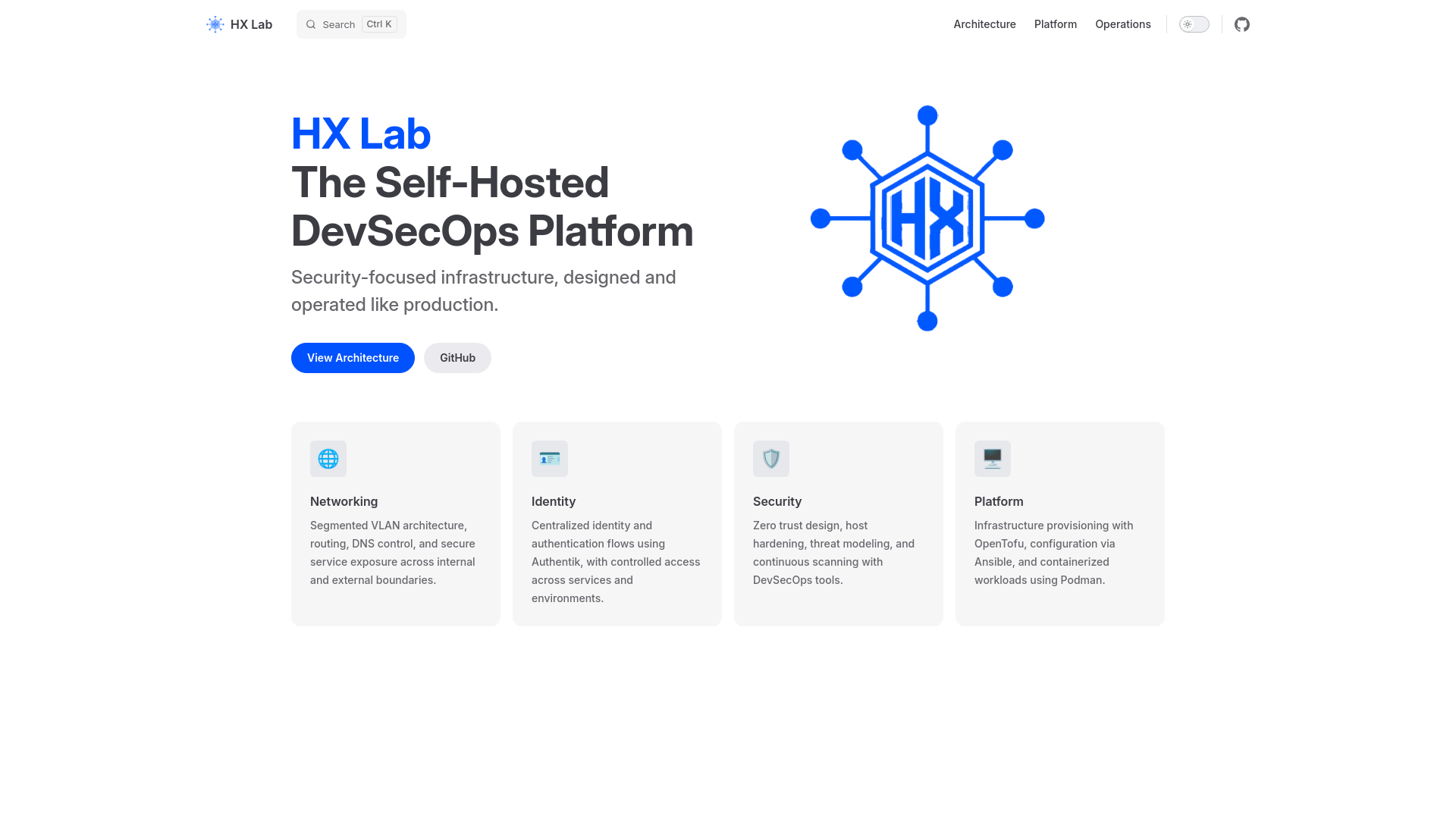 website screenshot of https://homelab-4e4.pages.dev/
