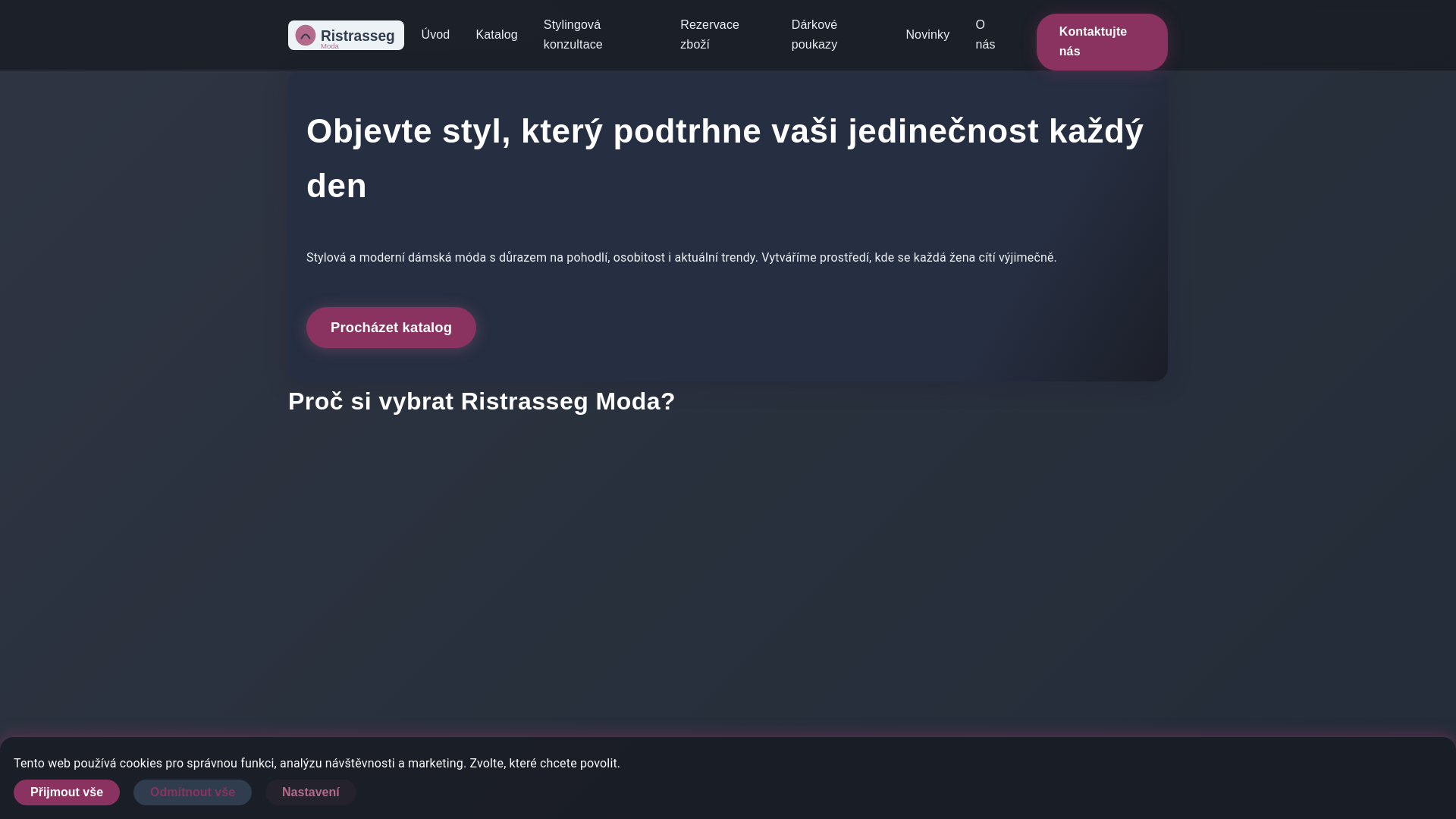 website screenshot of https://ristrasseg.center