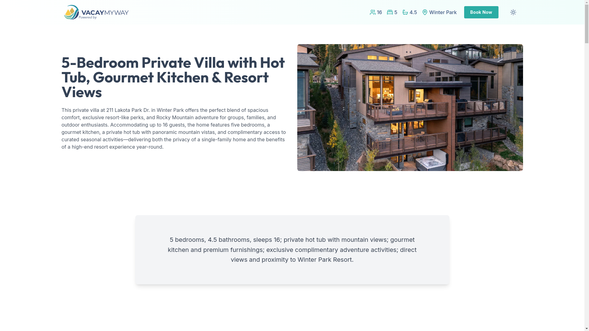 website screenshot of https://tranquillakota.tours/
