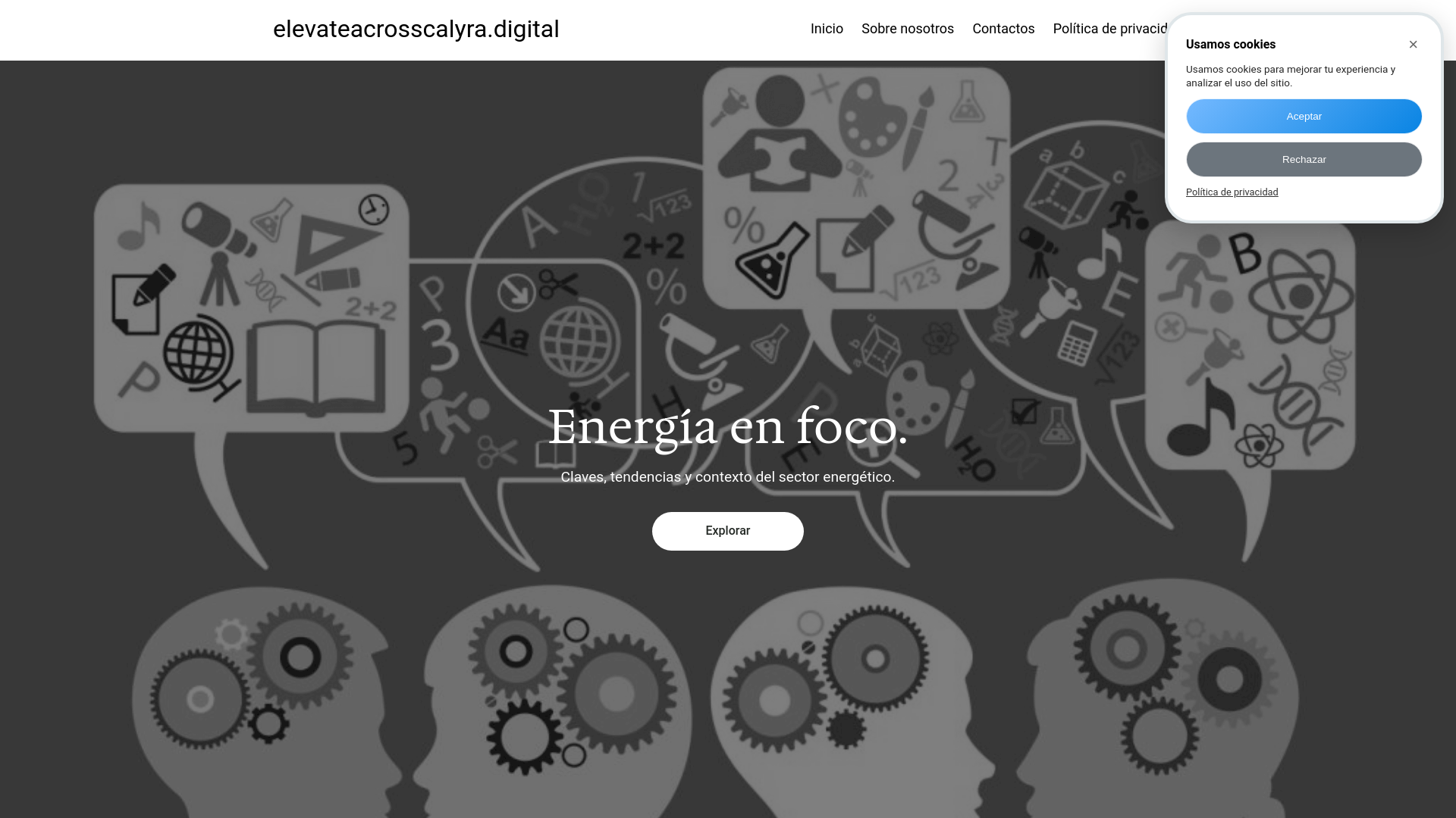 website screenshot of https://elevateacrosscalyra.digital/