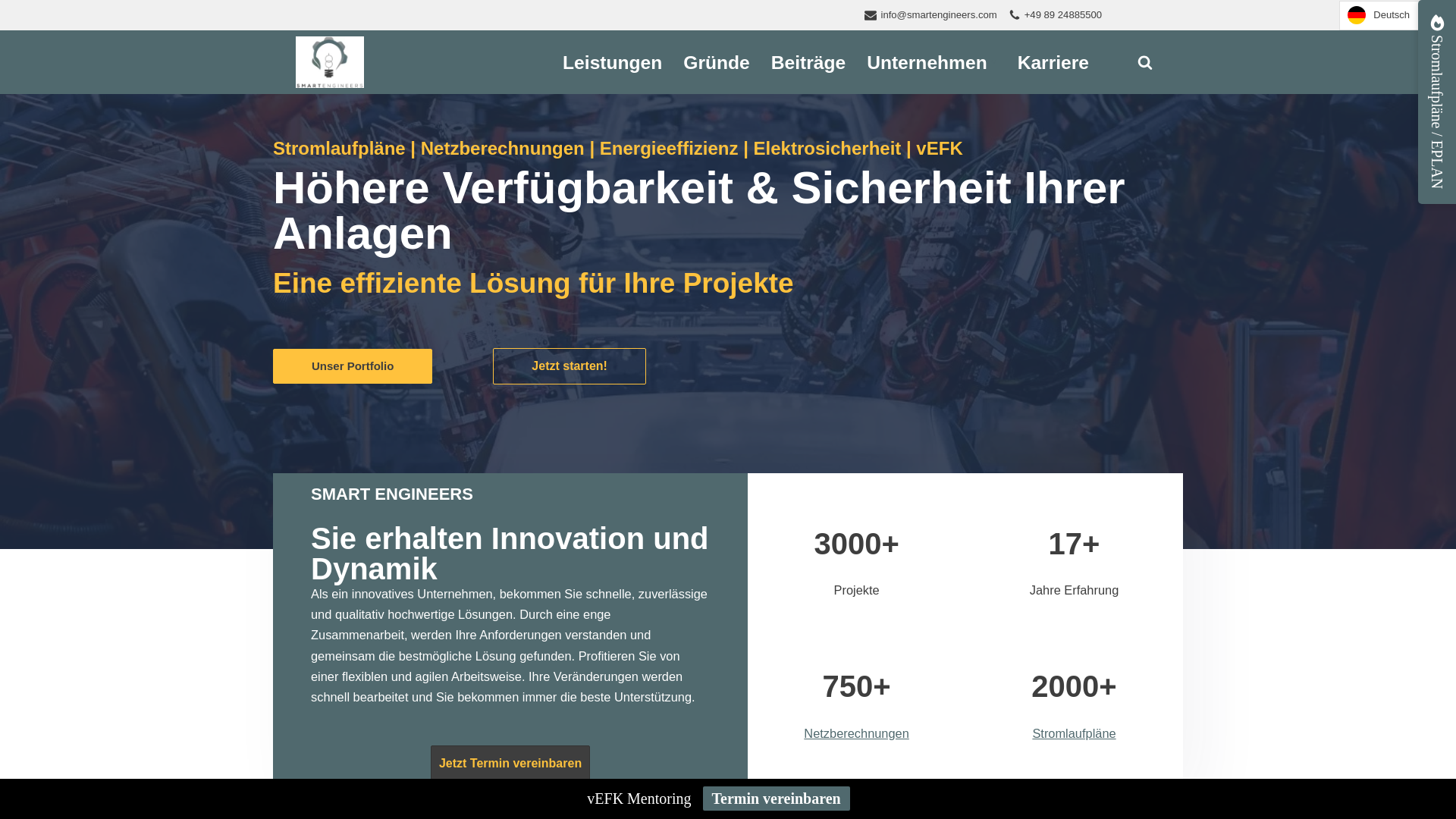 website screenshot of https://getsmartengineers.com