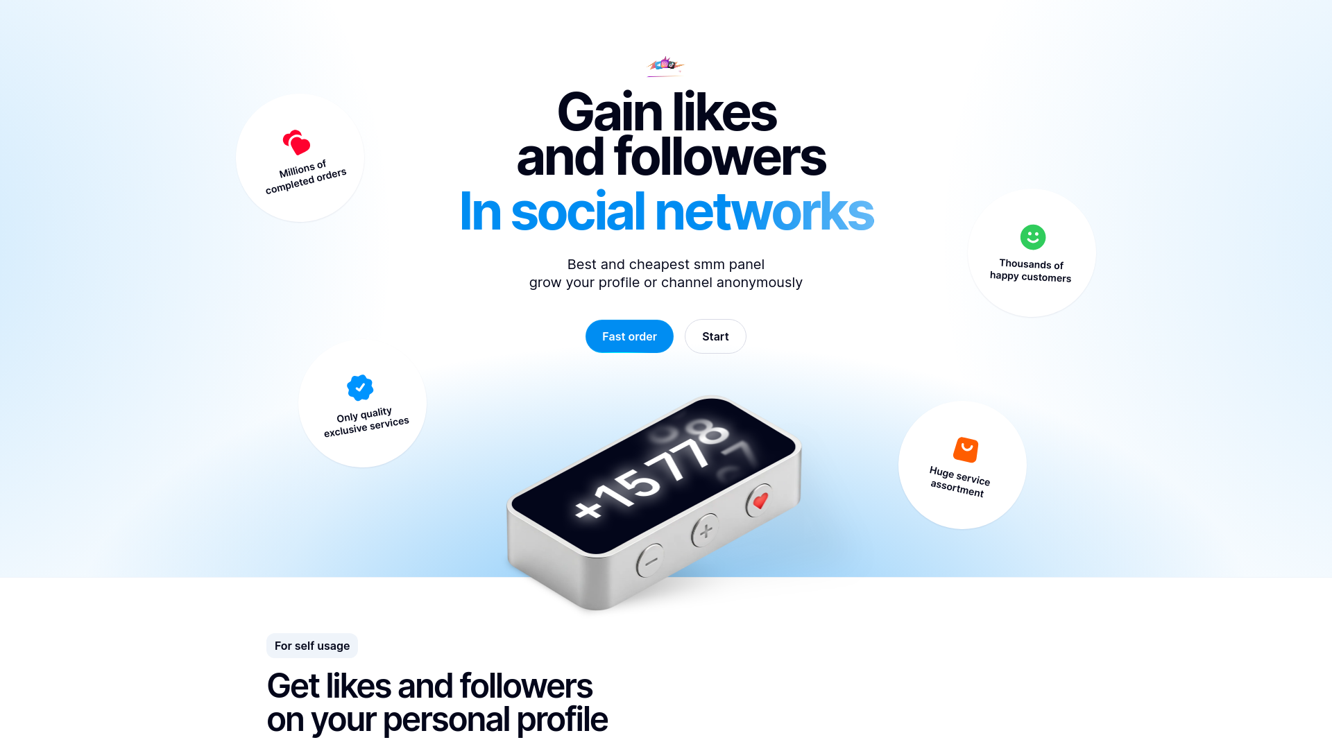 website screenshot of https://vmboostpanel.com/