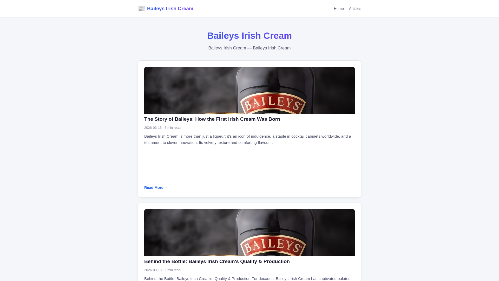 website screenshot of https://baileys-irish-cream.pages.dev/