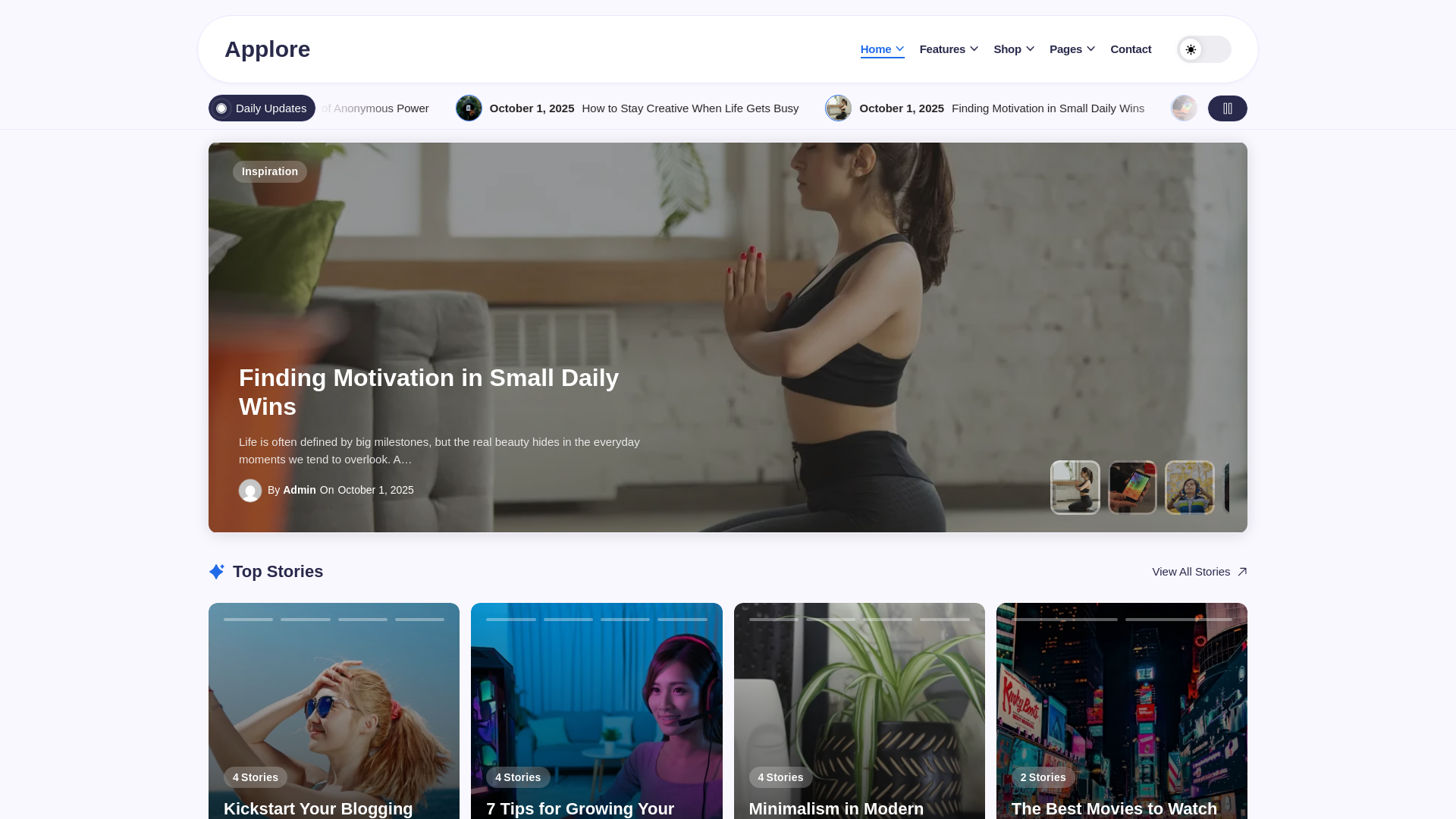 website screenshot of https://apploretechnologies.in/