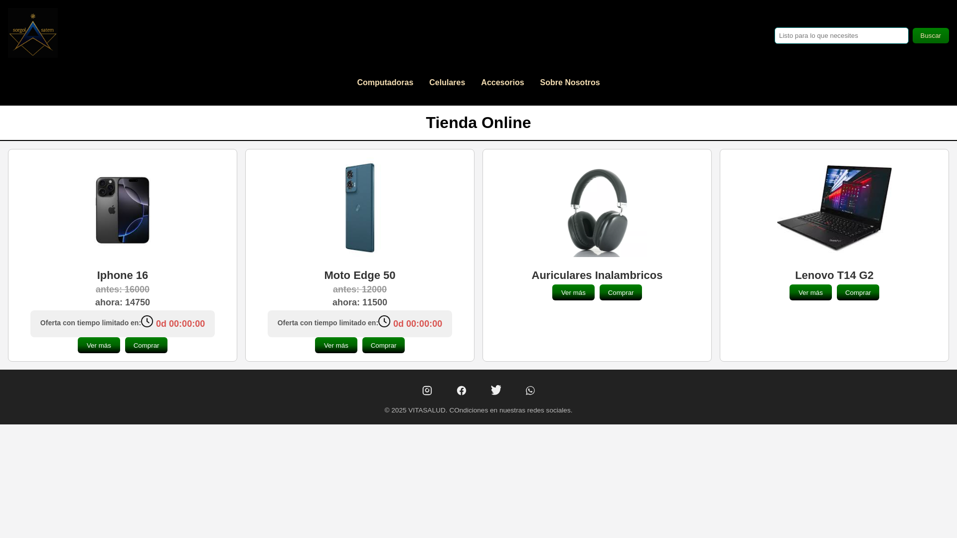 website screenshot of https://tiendaonline-115.pages.dev/