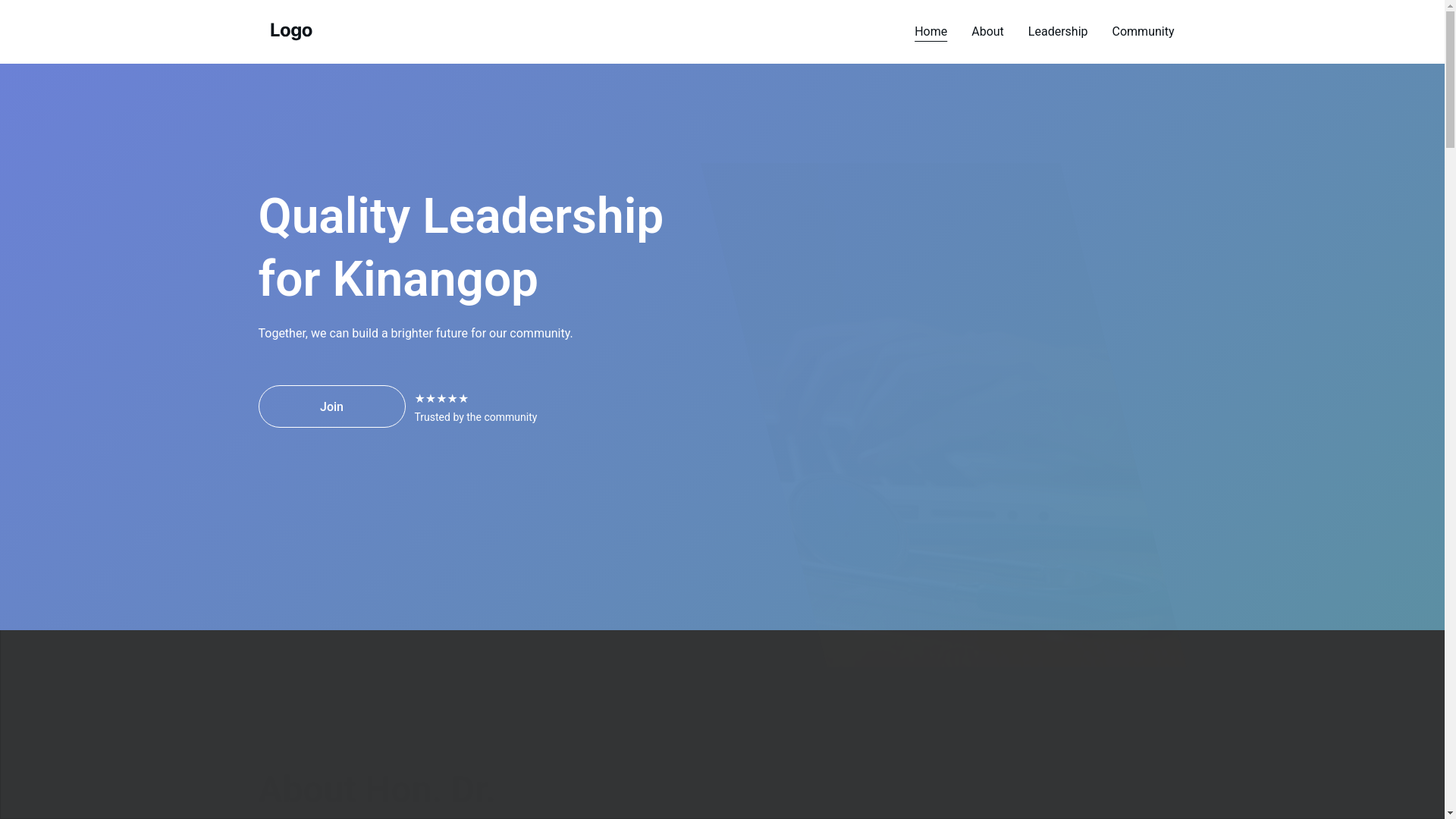 website screenshot of https://hondrlukasgacheru.com/