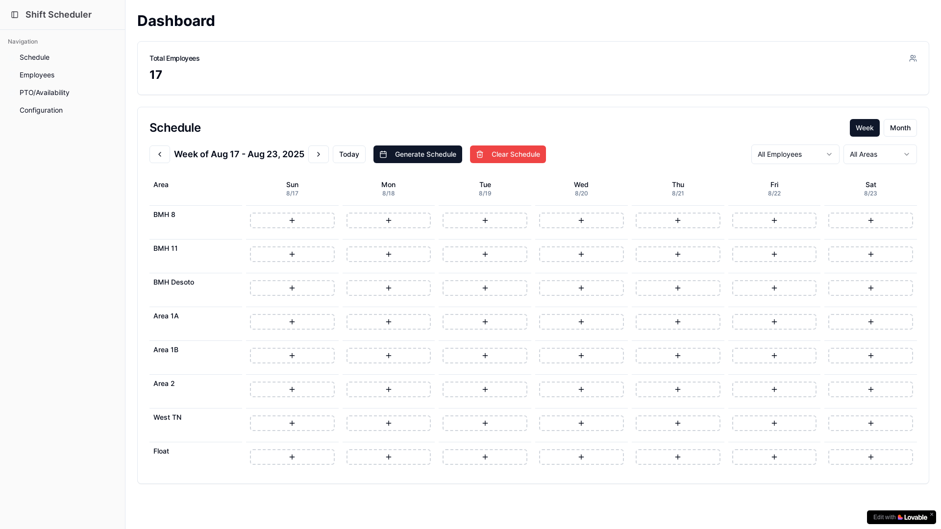website screenshot of https://vtpschedule.com/