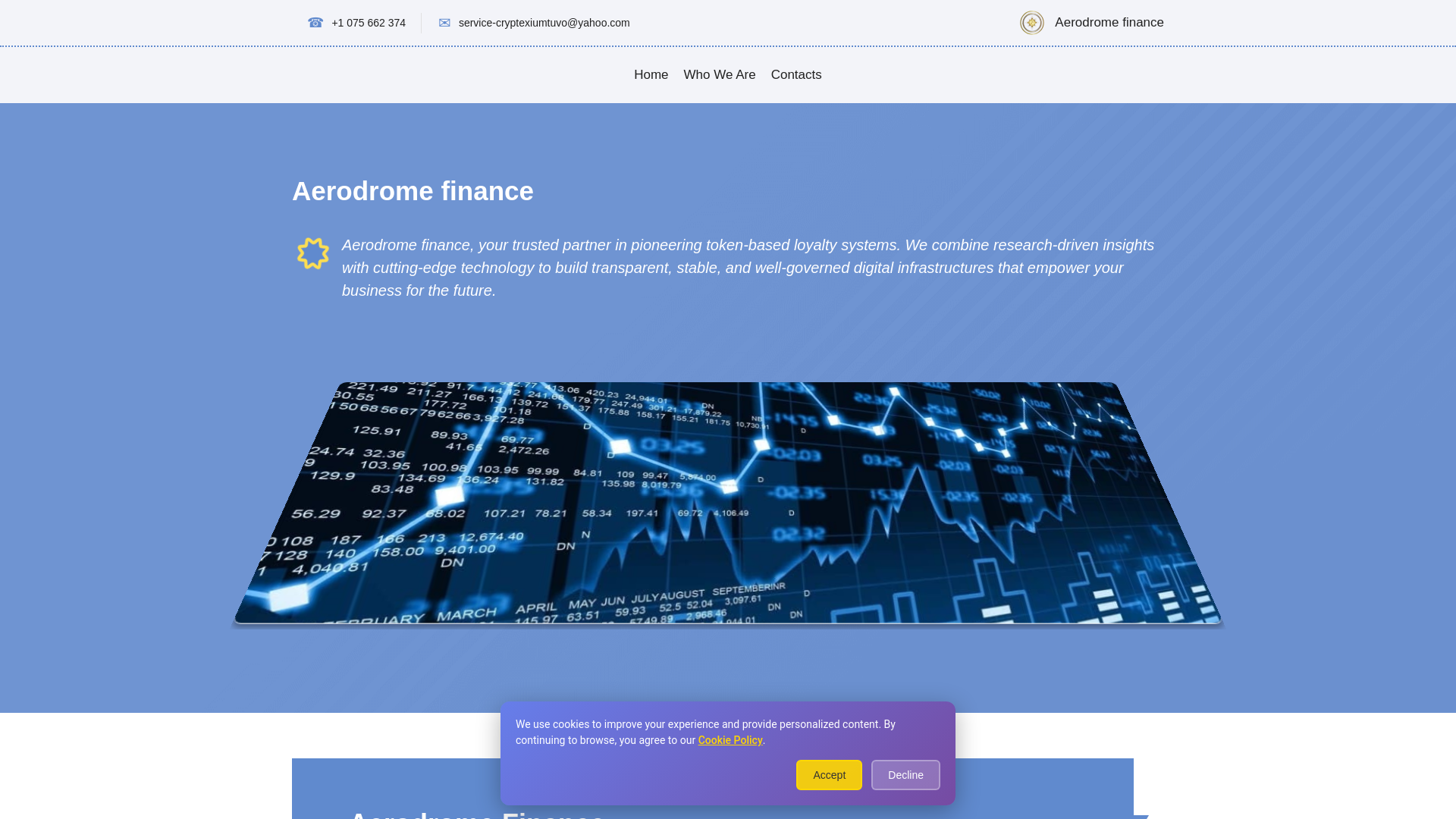 website screenshot of https://aero-drom-finance.com/